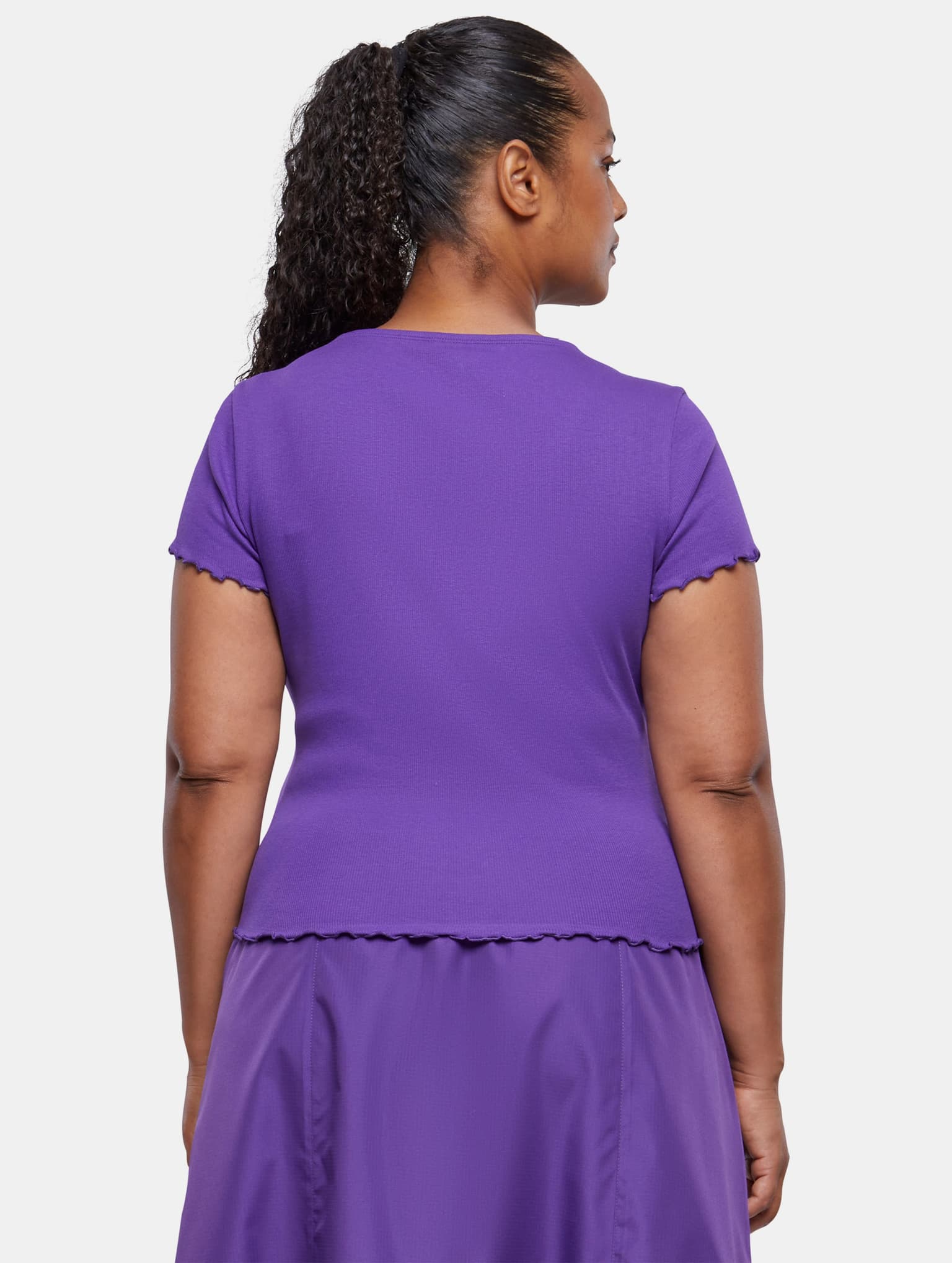 Urban Classics Ladies Rib Babylock Tee – Bild 2