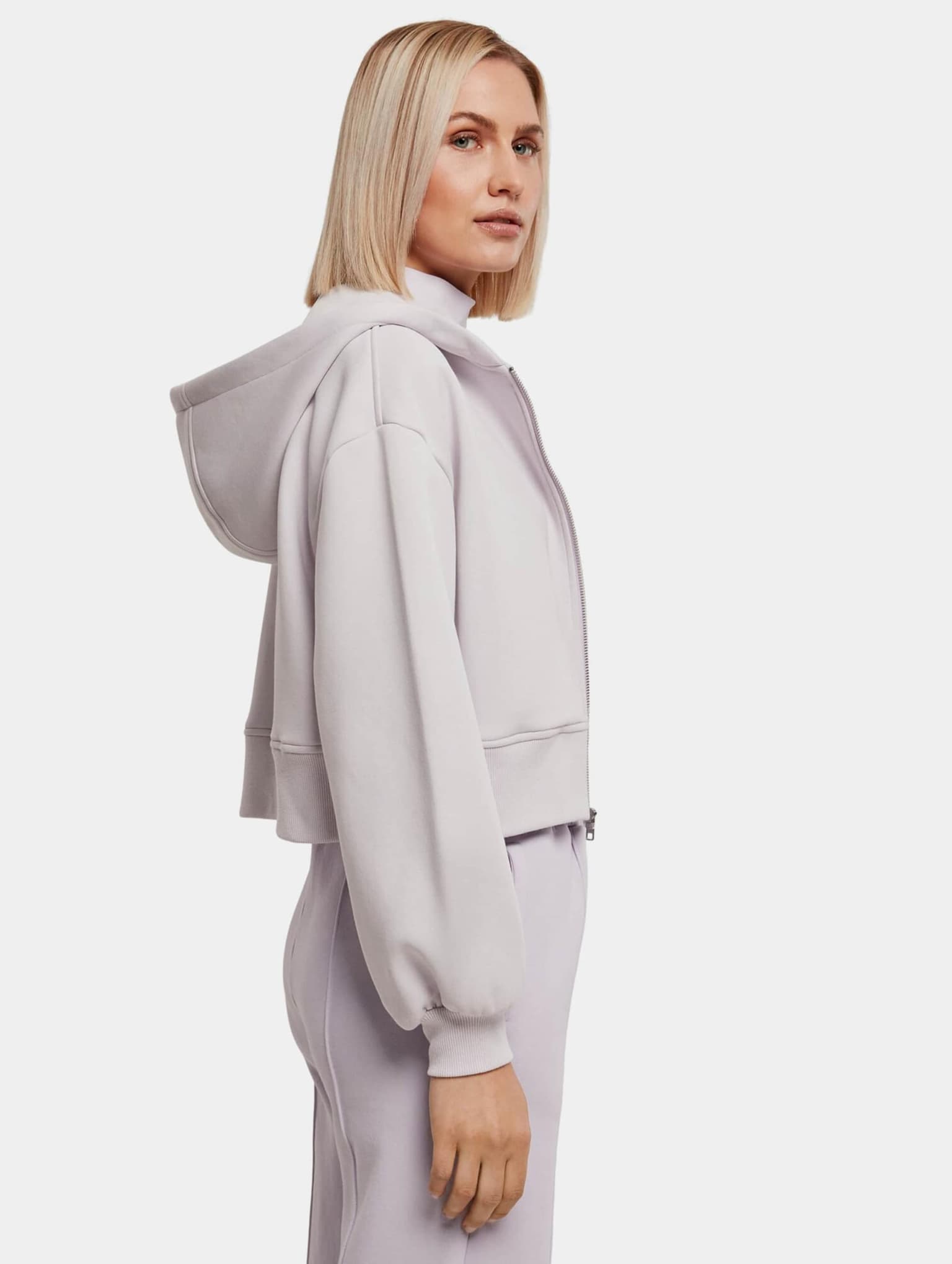 Urban Classics Ladies Short Oversized Zip Jacket – Bild 4