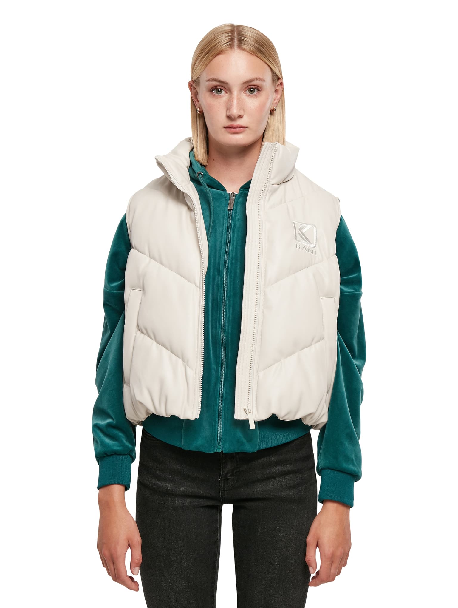 Karl Kani OG Cropped Puffer Vest – Bild 4