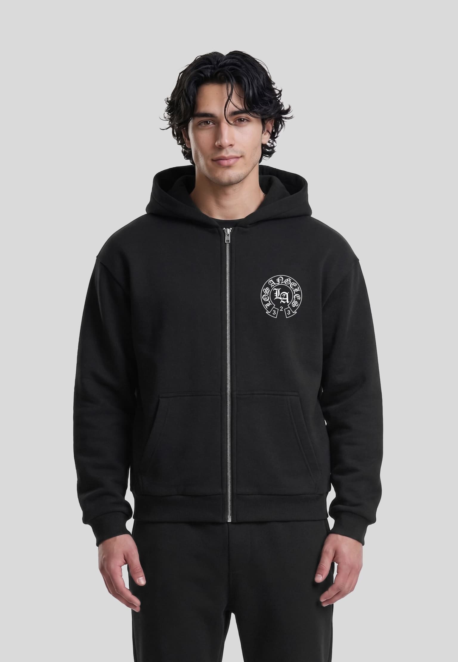 Mister Tee LA Dynasty Loose Fit Zip Hoody