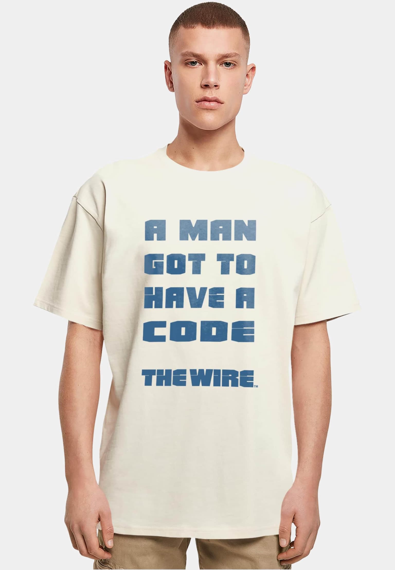 Merchcode The Wire A Man Heavy Oversize Tee