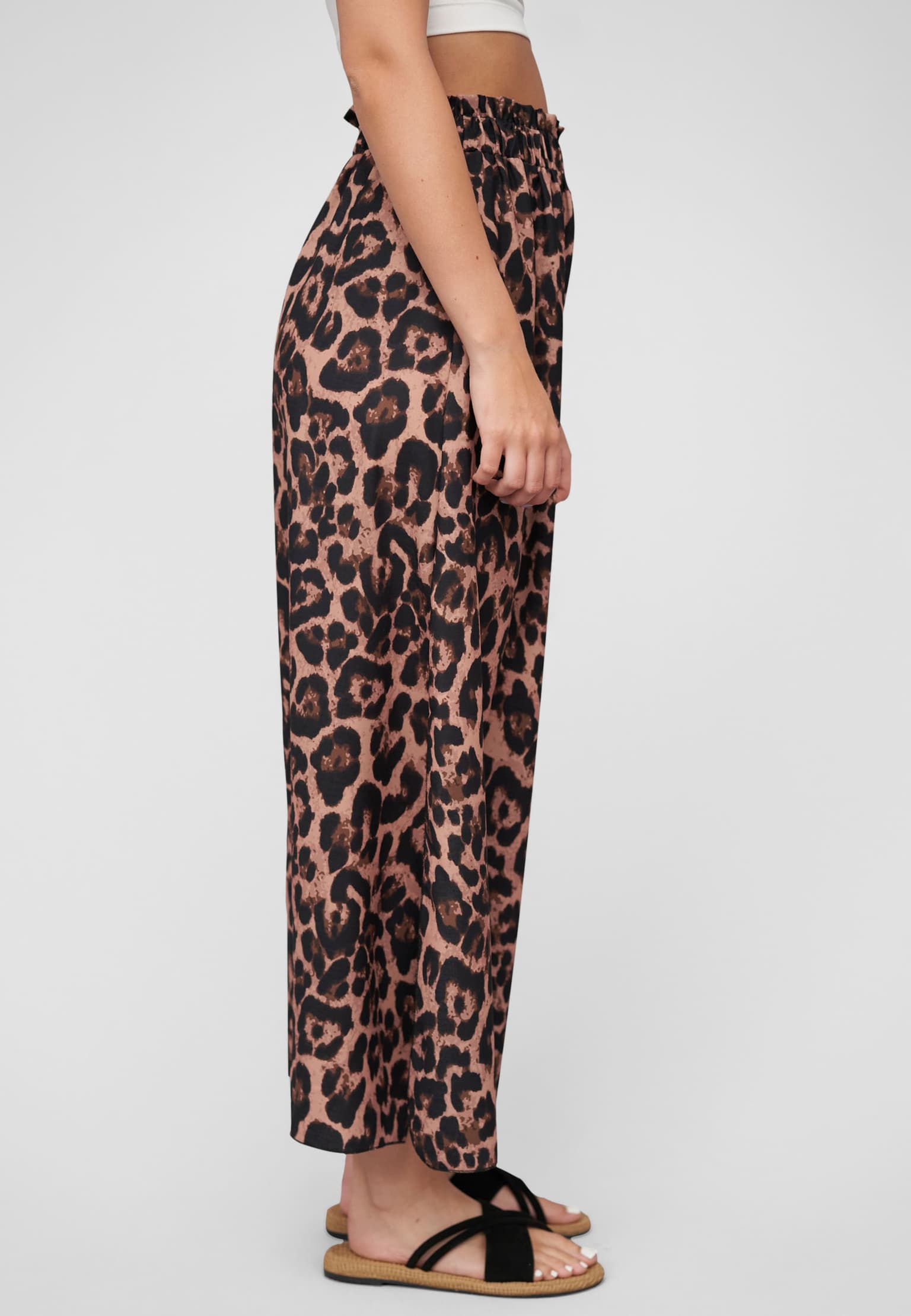 Cloud5ive Maxi Skirt with side slit and leo print – Bild 4