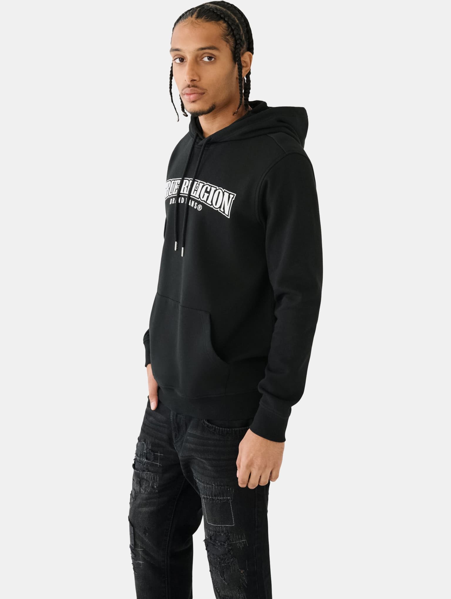 True Religion PAINTED HS PULLOVER HOODIE – Bild 3