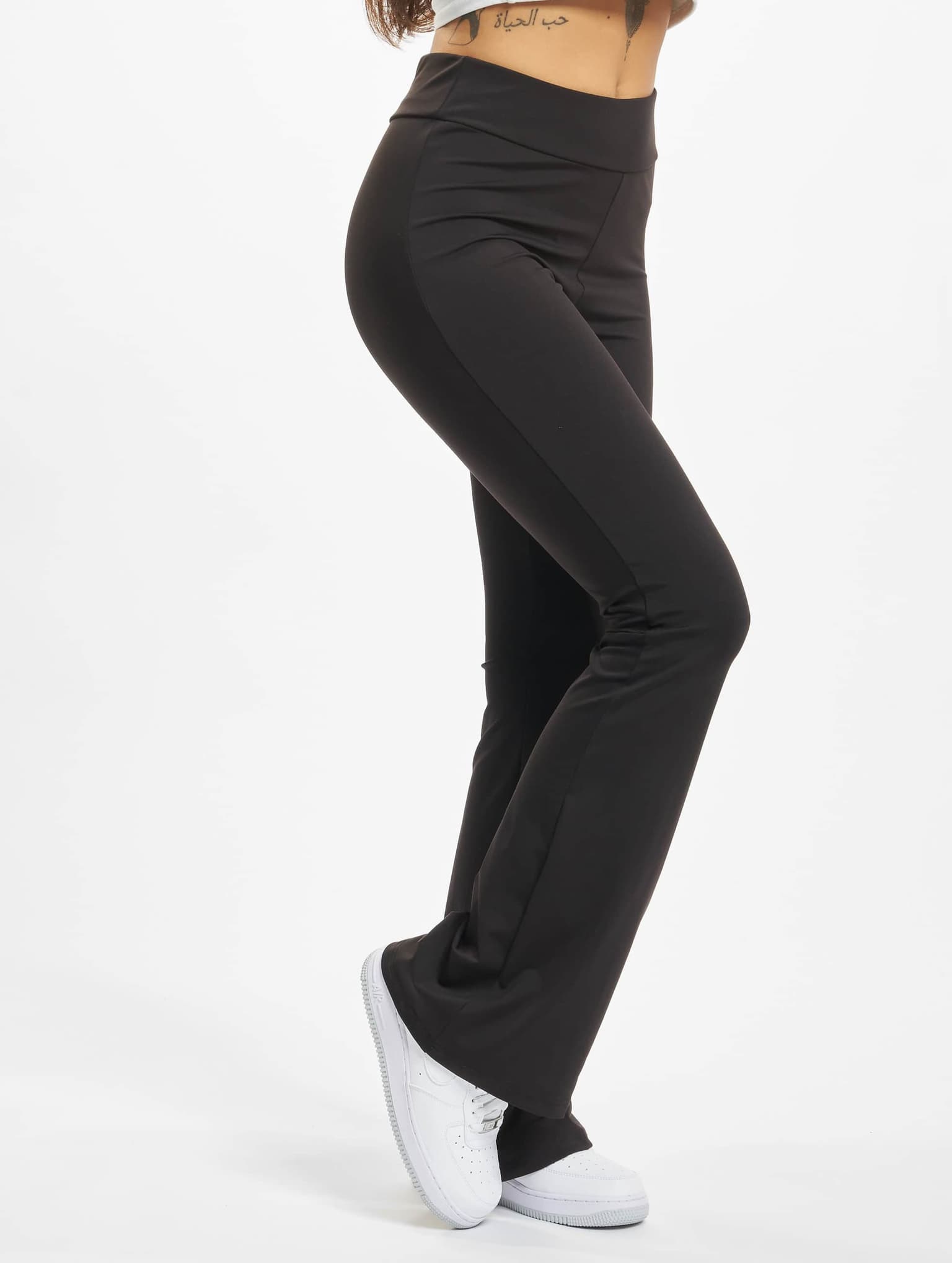 Urban Classics Ladies Essentials High Waist Flared Leggings – Bild 3
