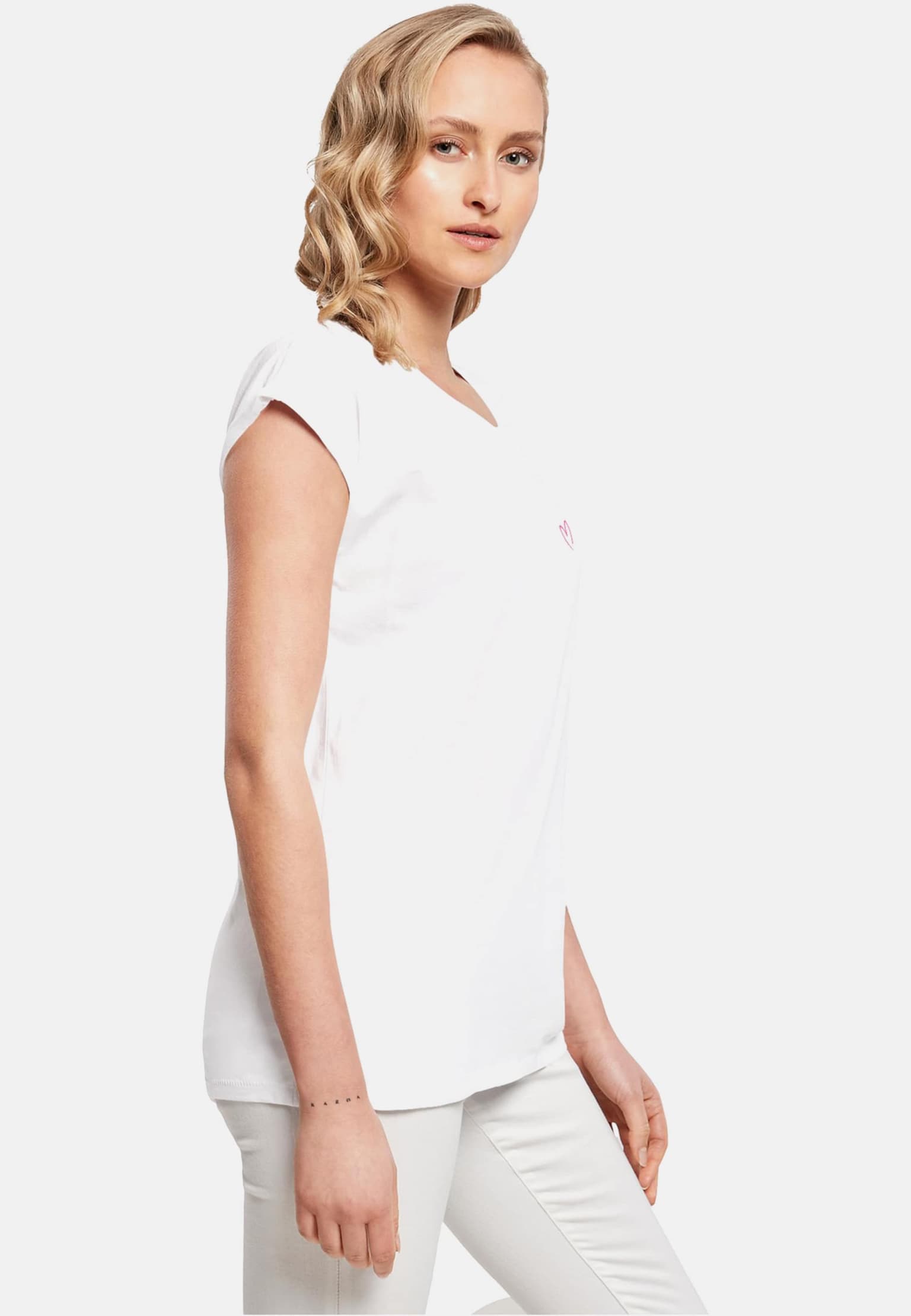 Miss Tee Always Trust Your Heart Ladies Extended Shoulder – Bild 4