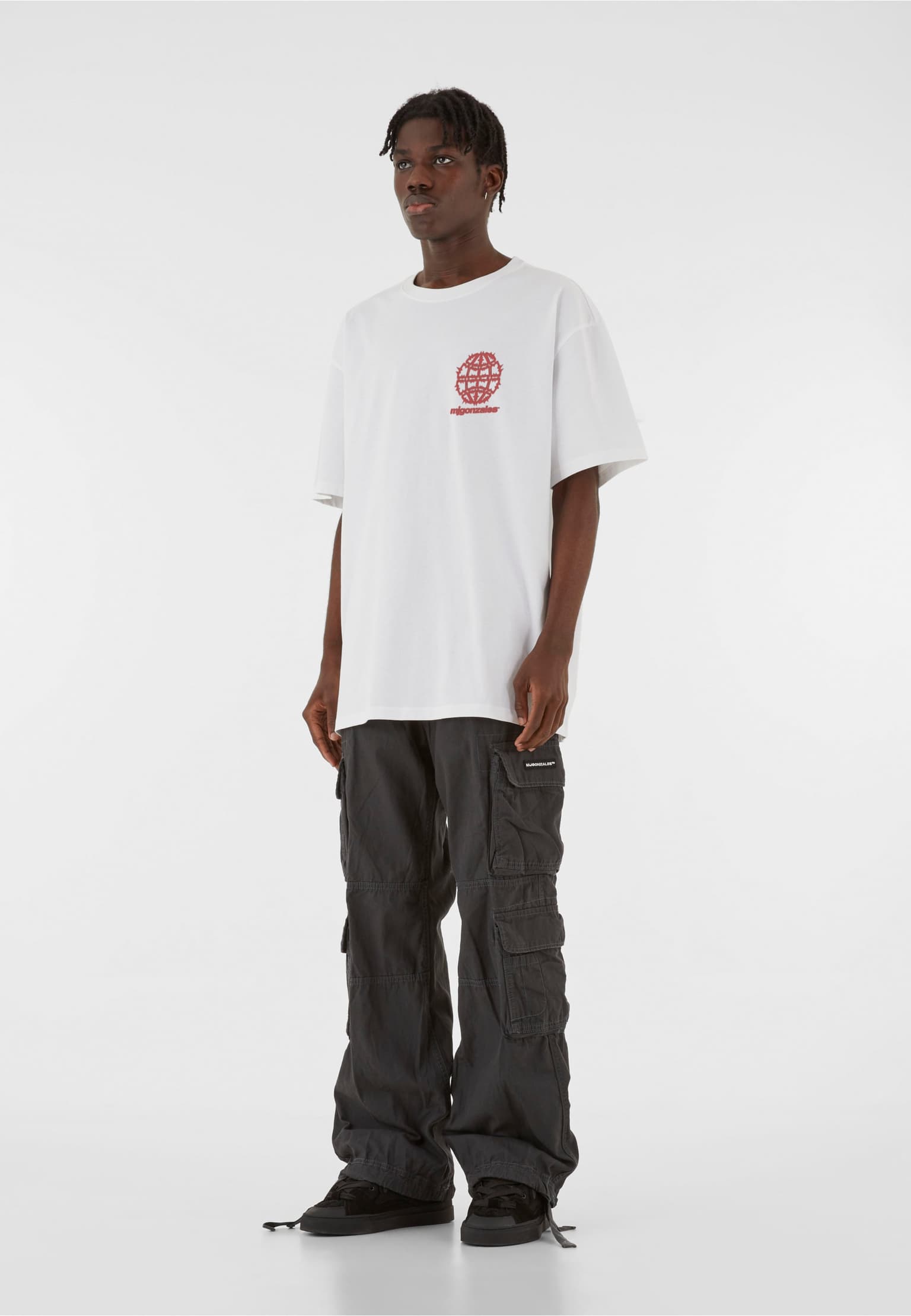MJ Gonzales MJG Heavy Oversized Tee - Global Flame – Bild 3