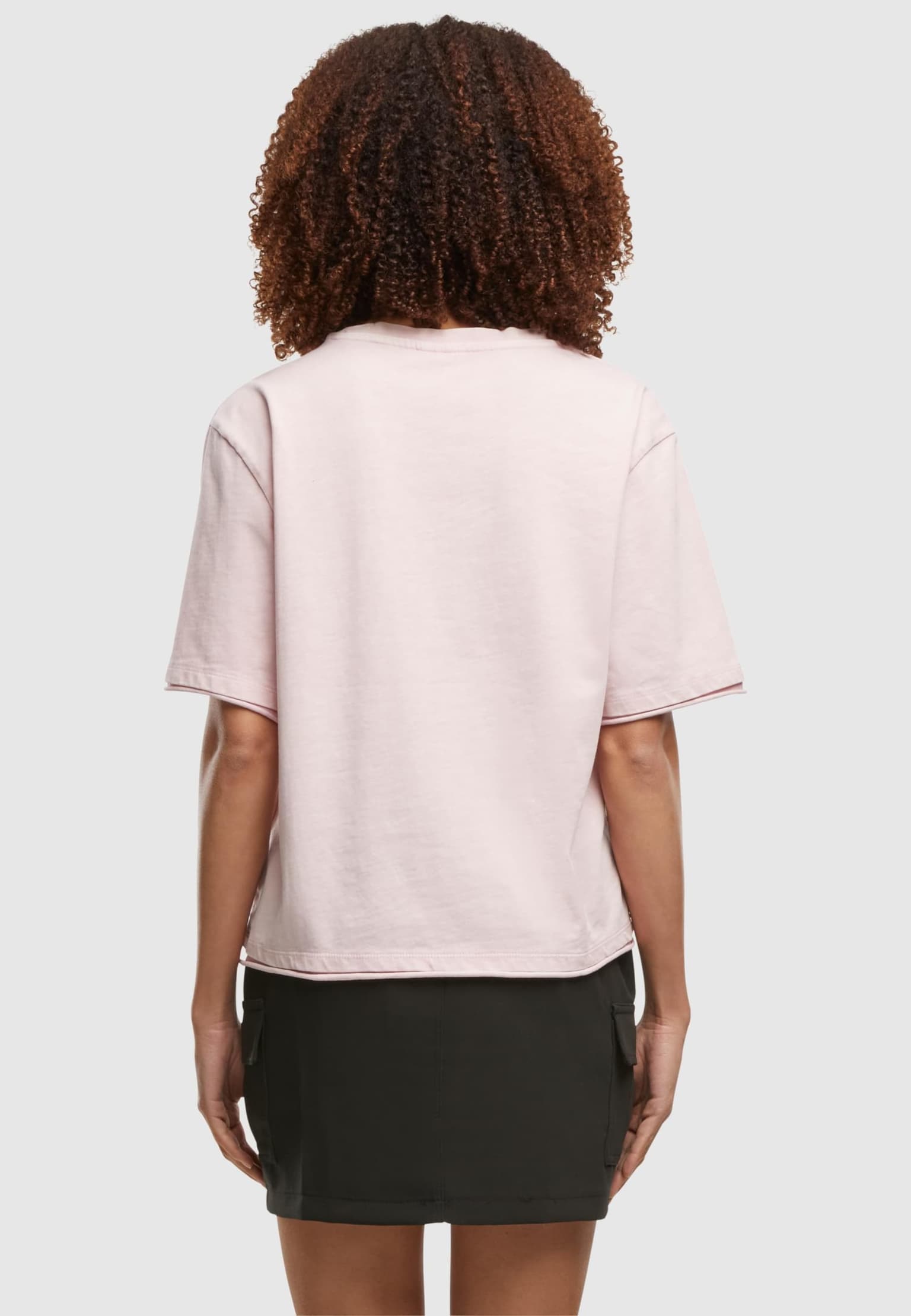 Urban Classics Ladies Washed Jersey Boxy Shirt – Bild 2