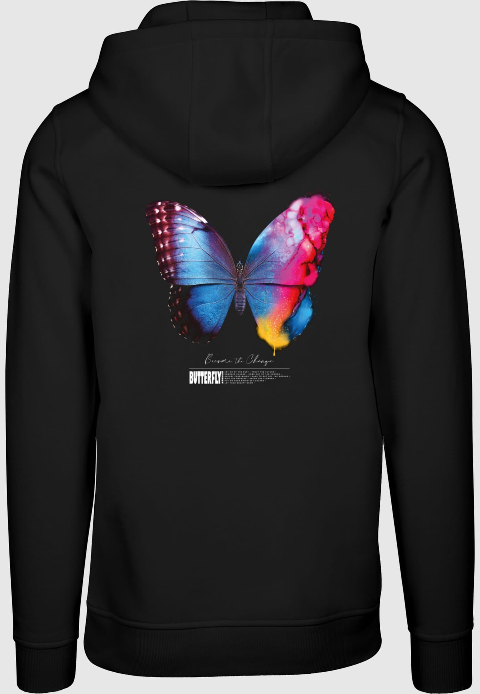 Mister Tee Become the Change Butterfly 2.0 Hoody – Bild 4