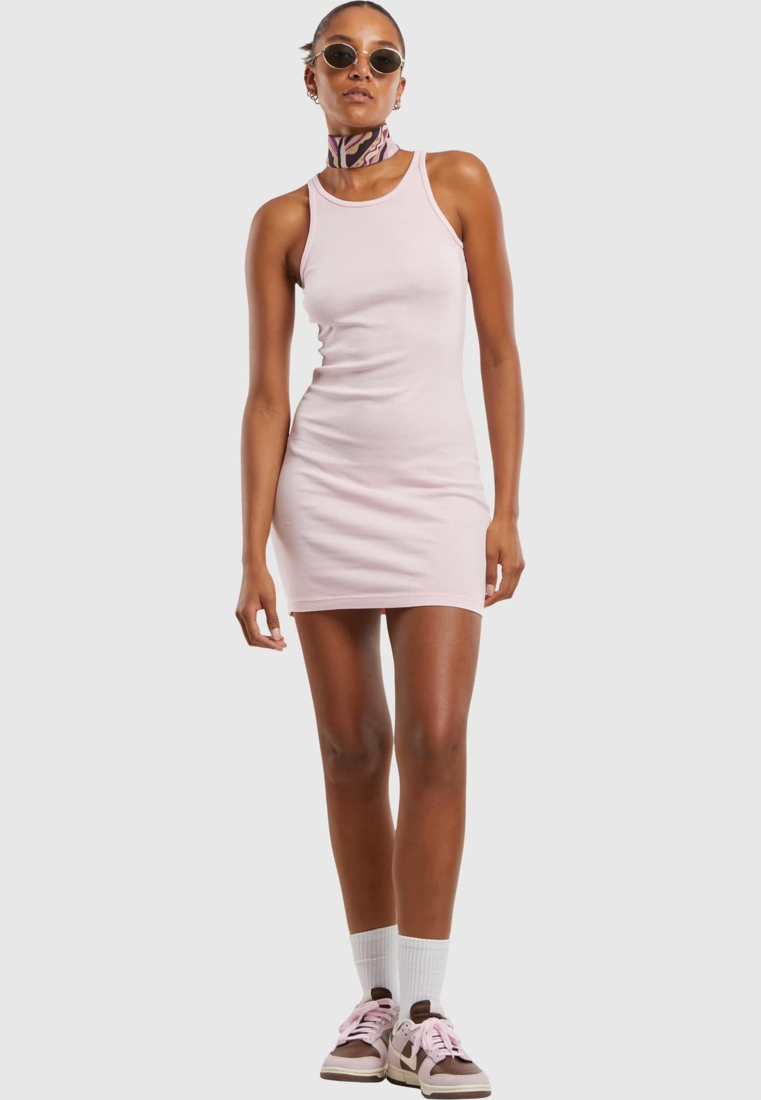 Urban Classics Ladies Washed Rib Jersey Dress – Bild 4