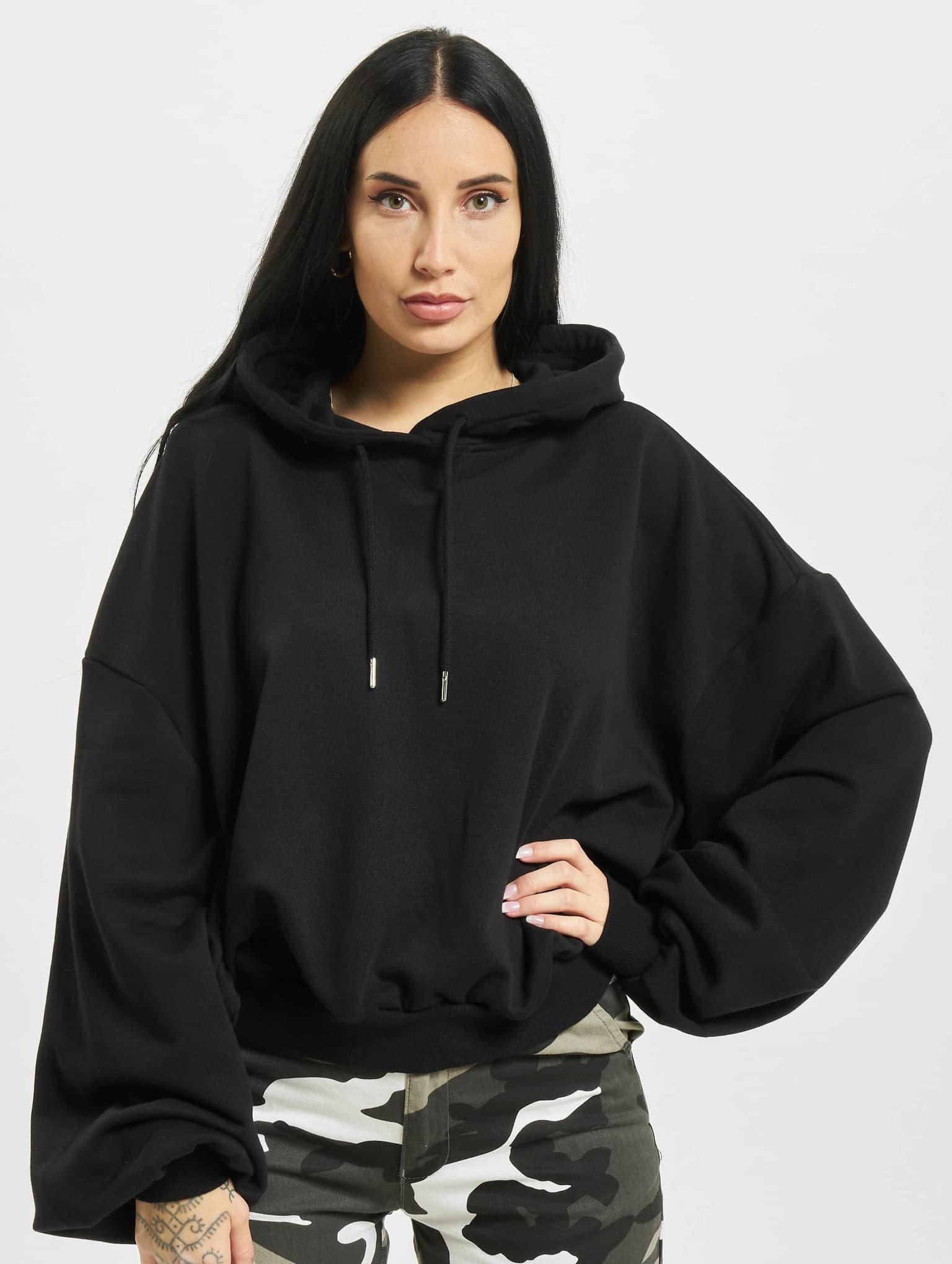 Urban Classics Ladies Essentials Oversized Terry Hoody – Bild 3