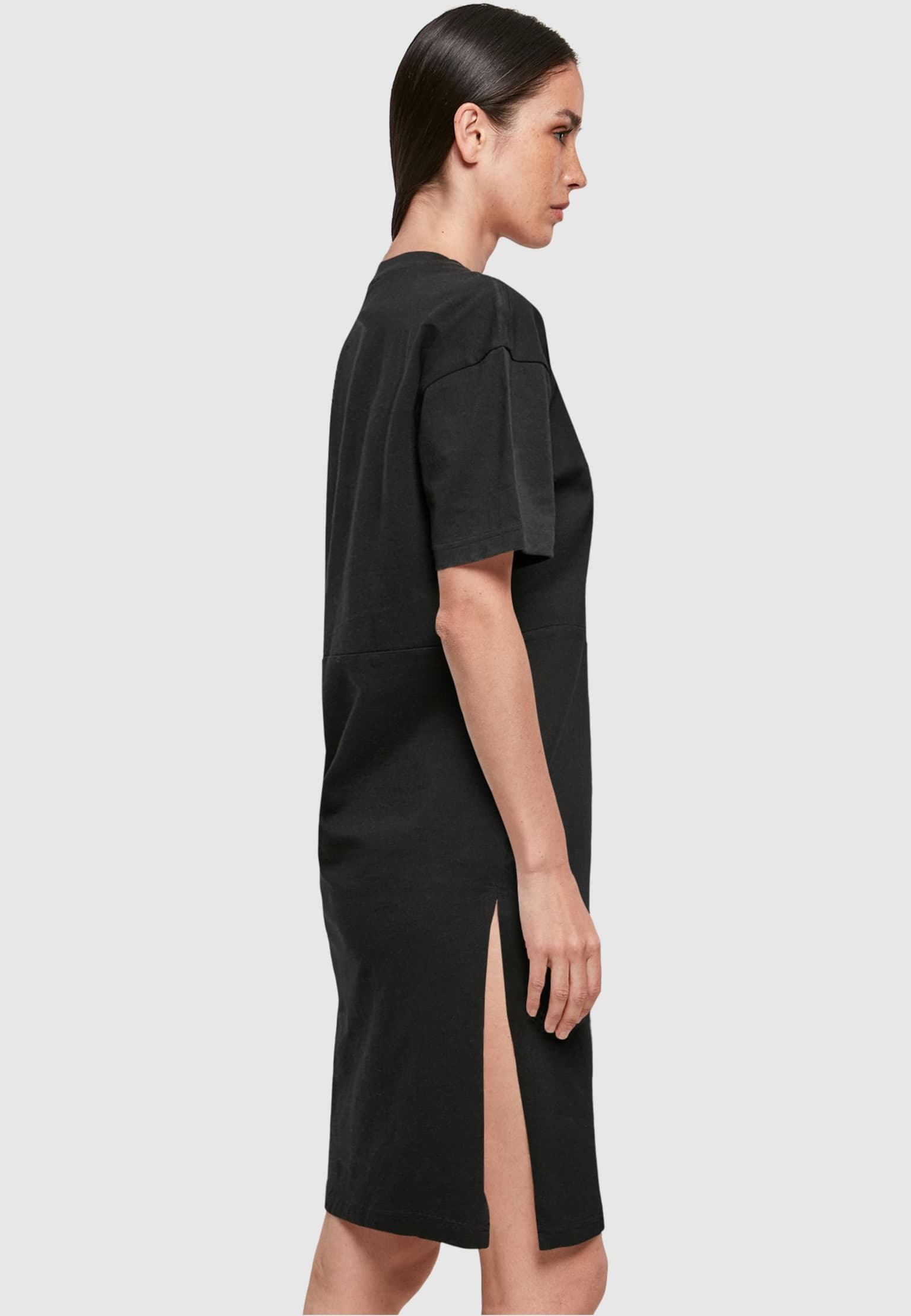 Merchcode Ladies Flowers Bloom Oversized Slit Tee Dress – Bild 4