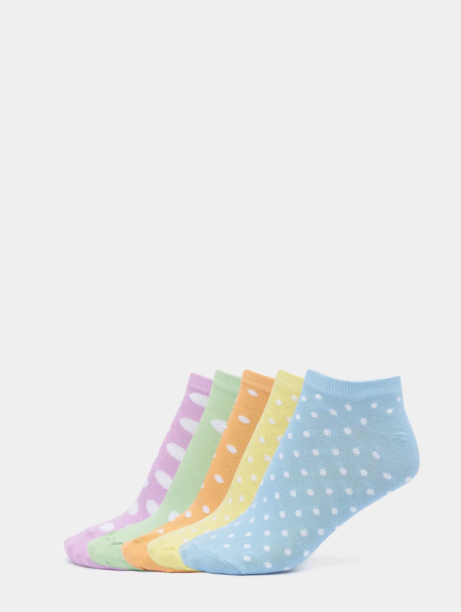 Urban Classics No Show Socks Dots 5-Pack