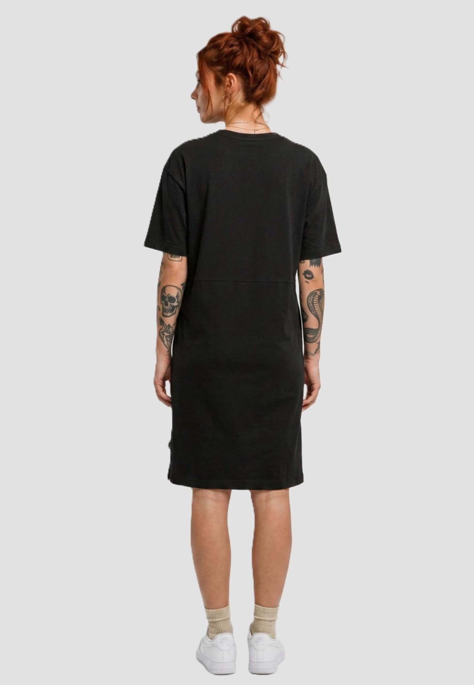 Urban Classics Ladies Essentials Oversized Slit Tee Dress – Bild 2