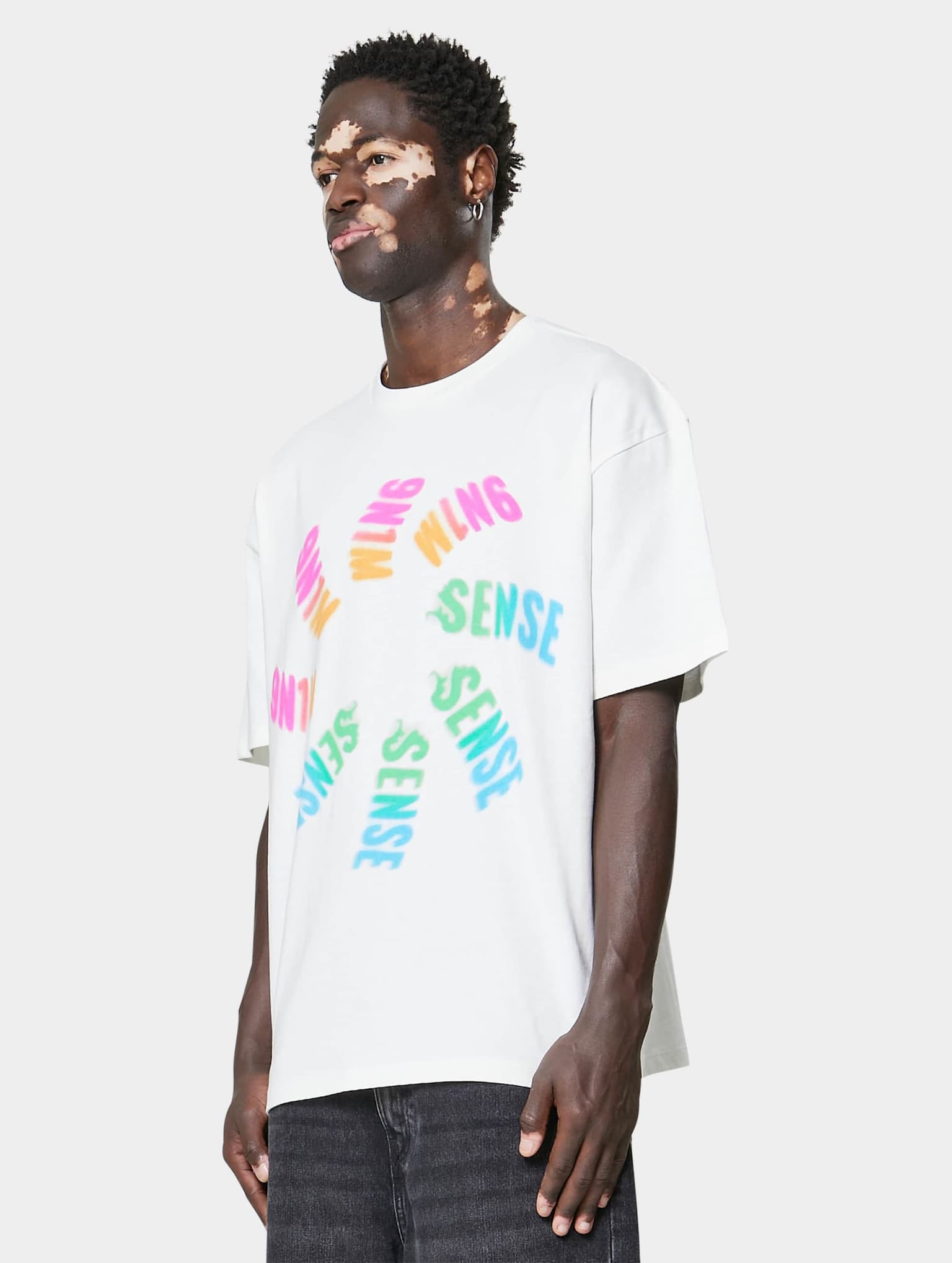 9N1M SENSE Rainbow Logo T-Shirt