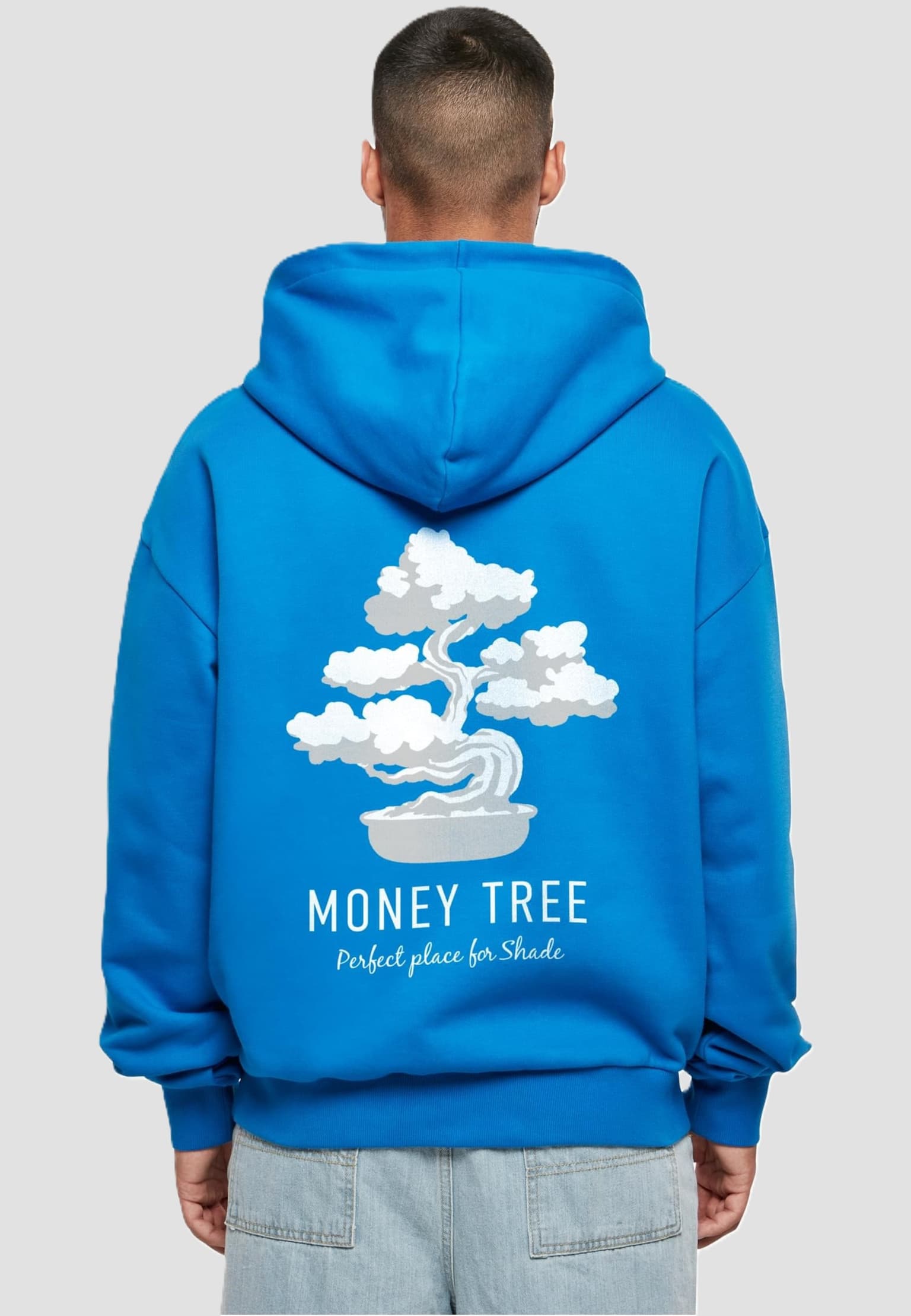 Mister Tee Money Tree White Heavy Oversize Hoody – Bild 2