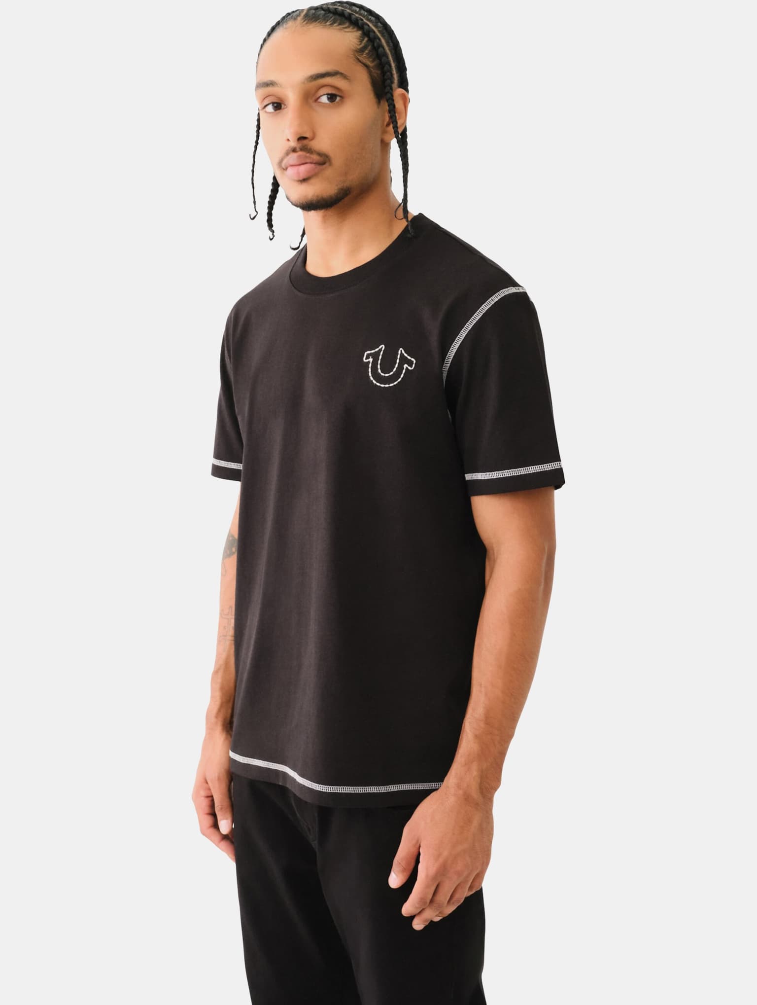 True Religion SS FLATLOCK TEE – Bild 3