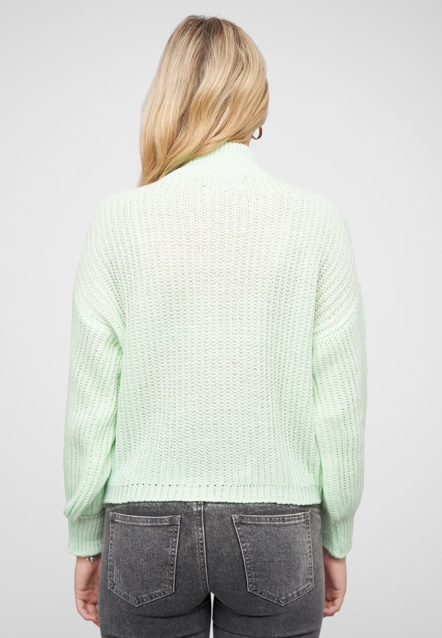 Cloud5ive Pullover mit Stehrollkragen und V-Ausschnitt – Bild 2