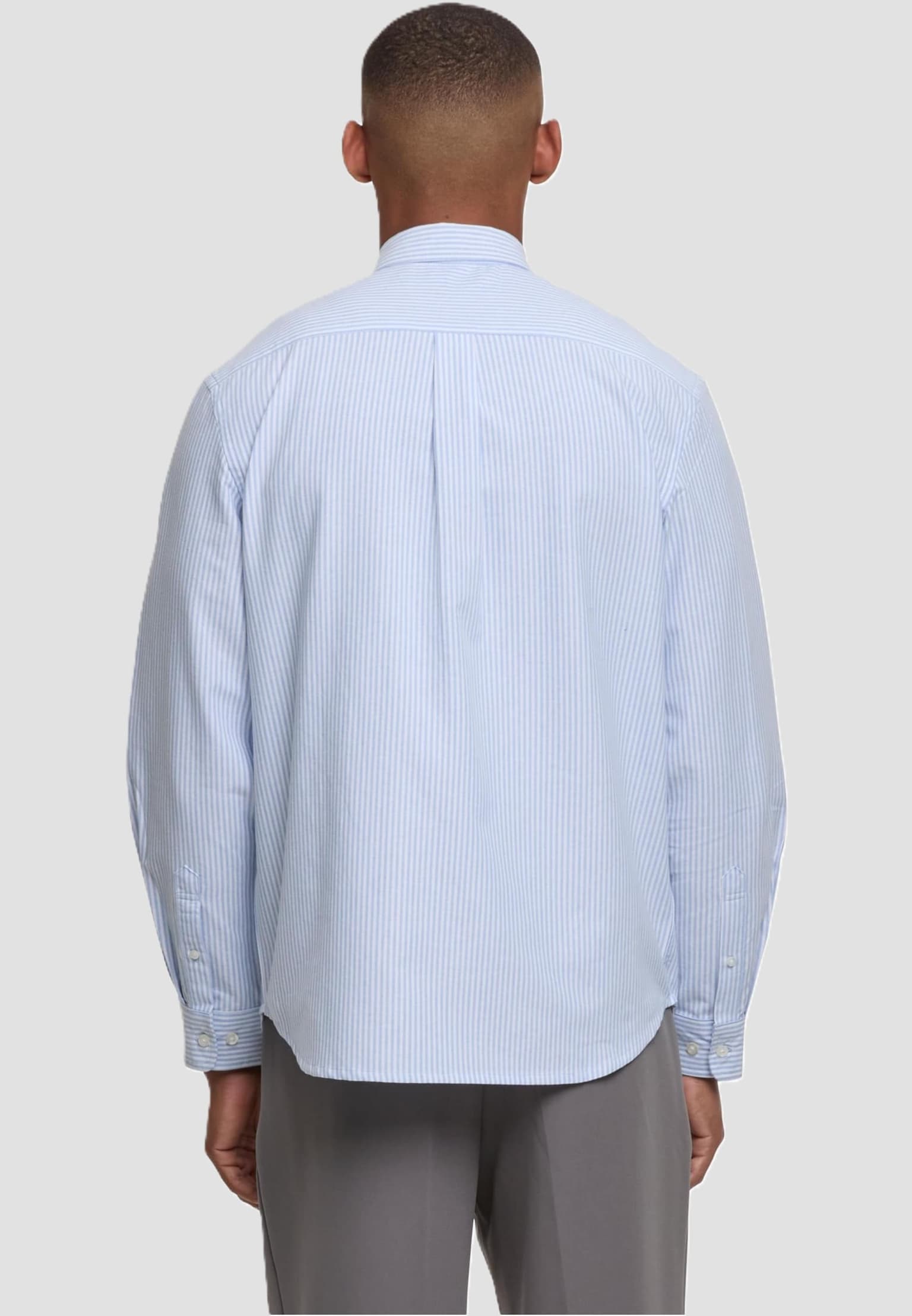 Urban Classics Striped Button Up Oxford Shirt – Bild 2