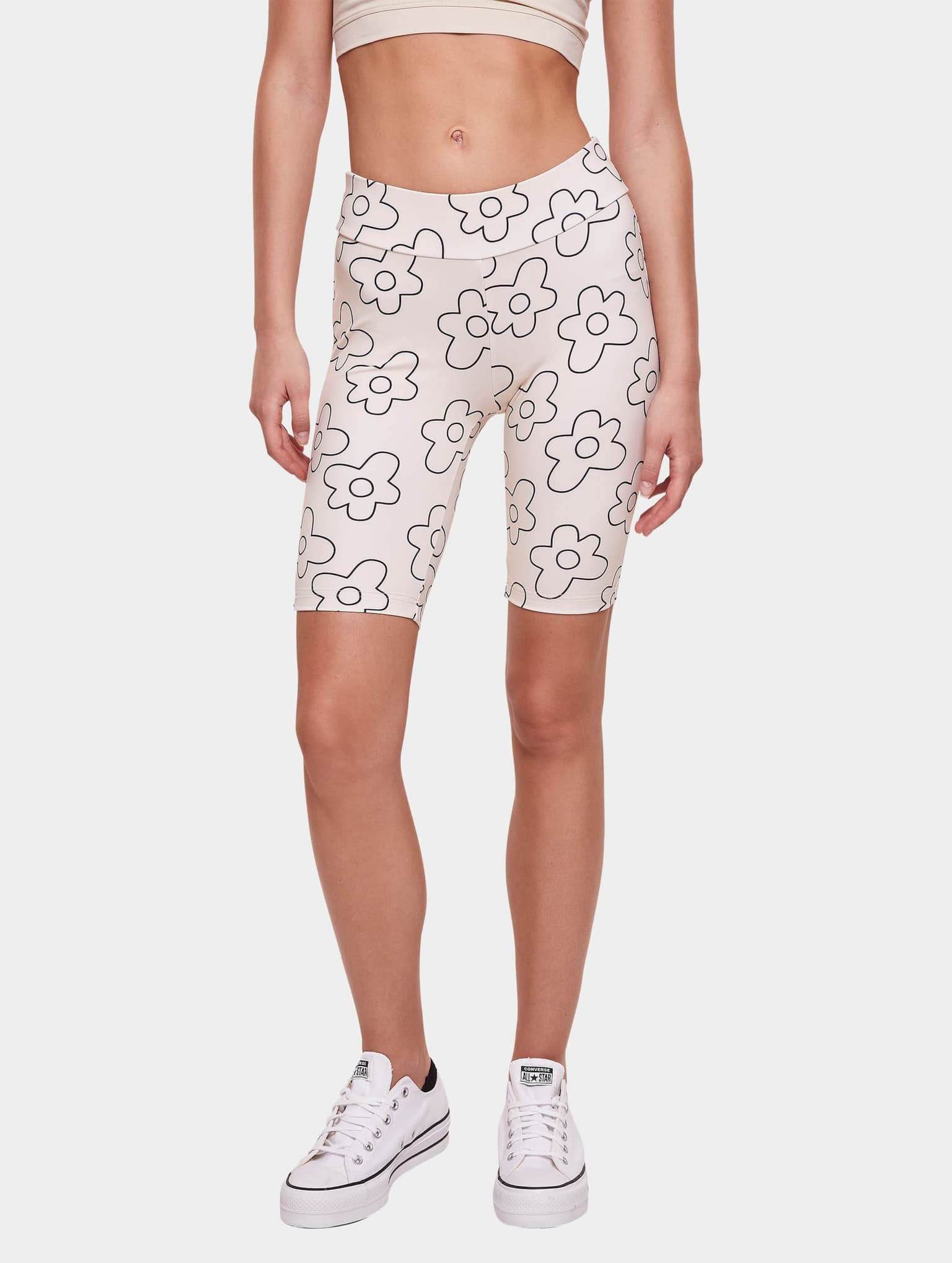 Urban Classics Ladies High Waist AOP Tech Cycle Short