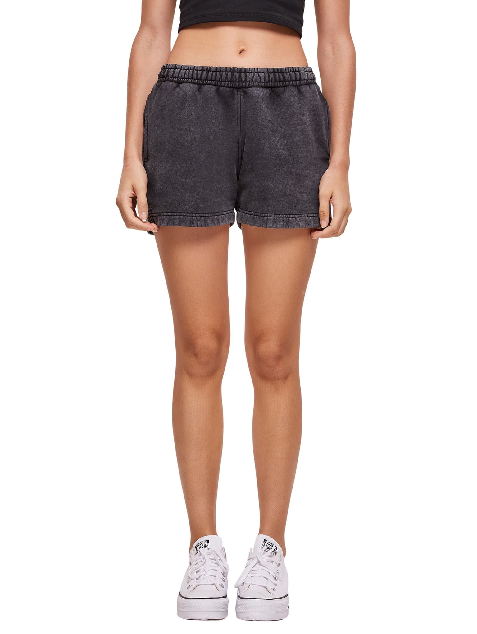 Urban Classics Ladies Stone Washed Short – Bild 4