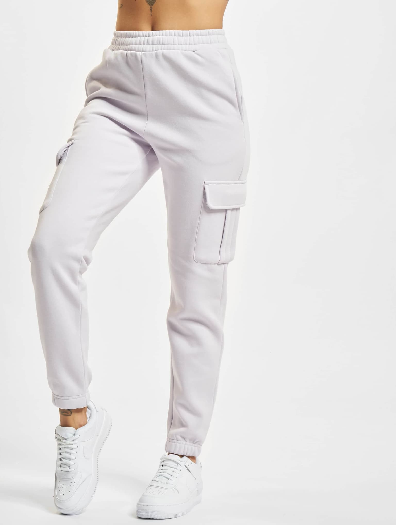 Urban Classics Ladies High Waist Cargo Sweat Pants