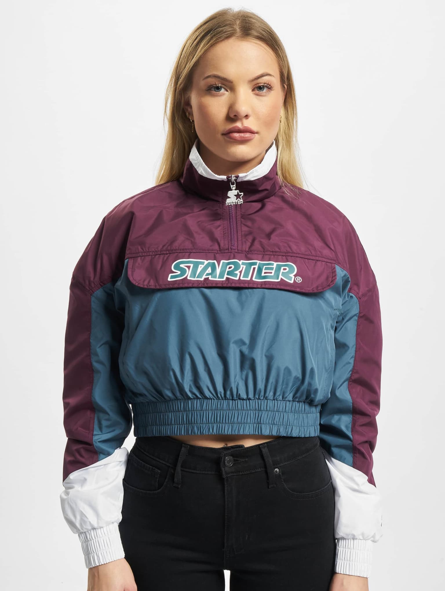 Starter Black Label Ladies Colorblock Pull Over Jacket – Bild 3