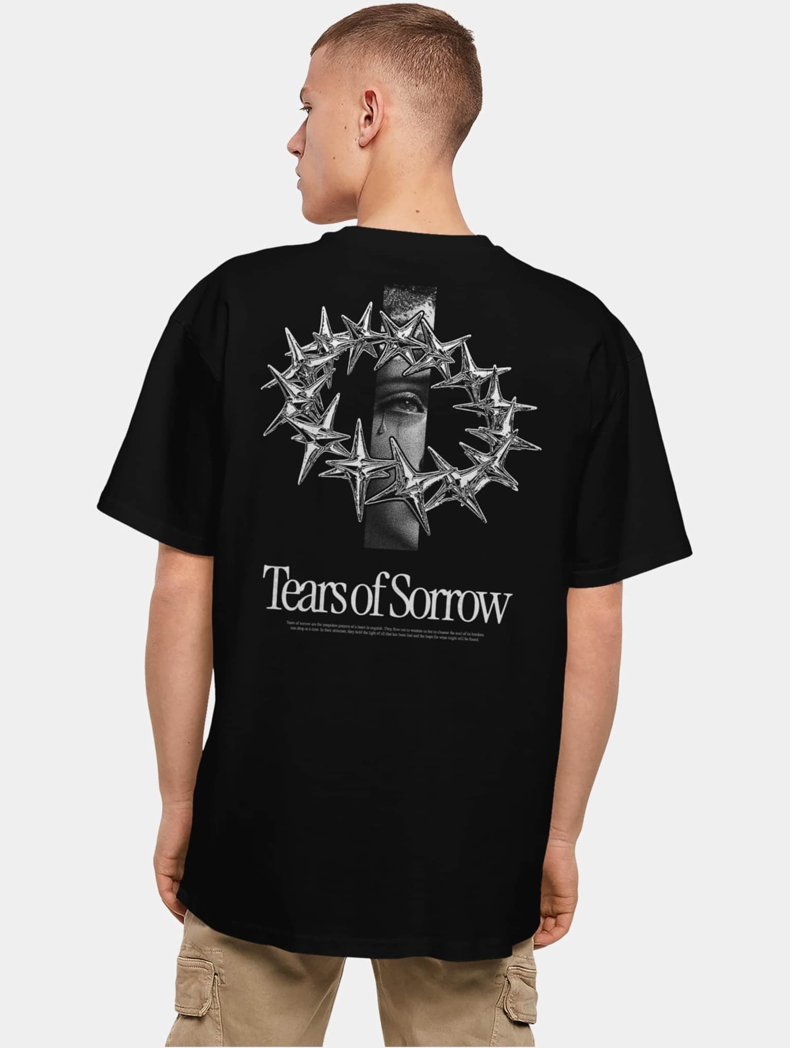Mister Tee Upscale Tears of Sorrow Heavy Oversize – Bild 2