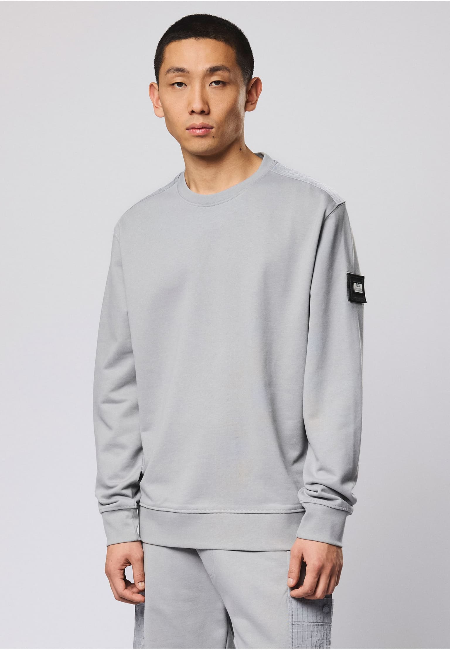 Weekend Offender F BOMB LARGE RIPSTOP OVERLAY SWEAT
