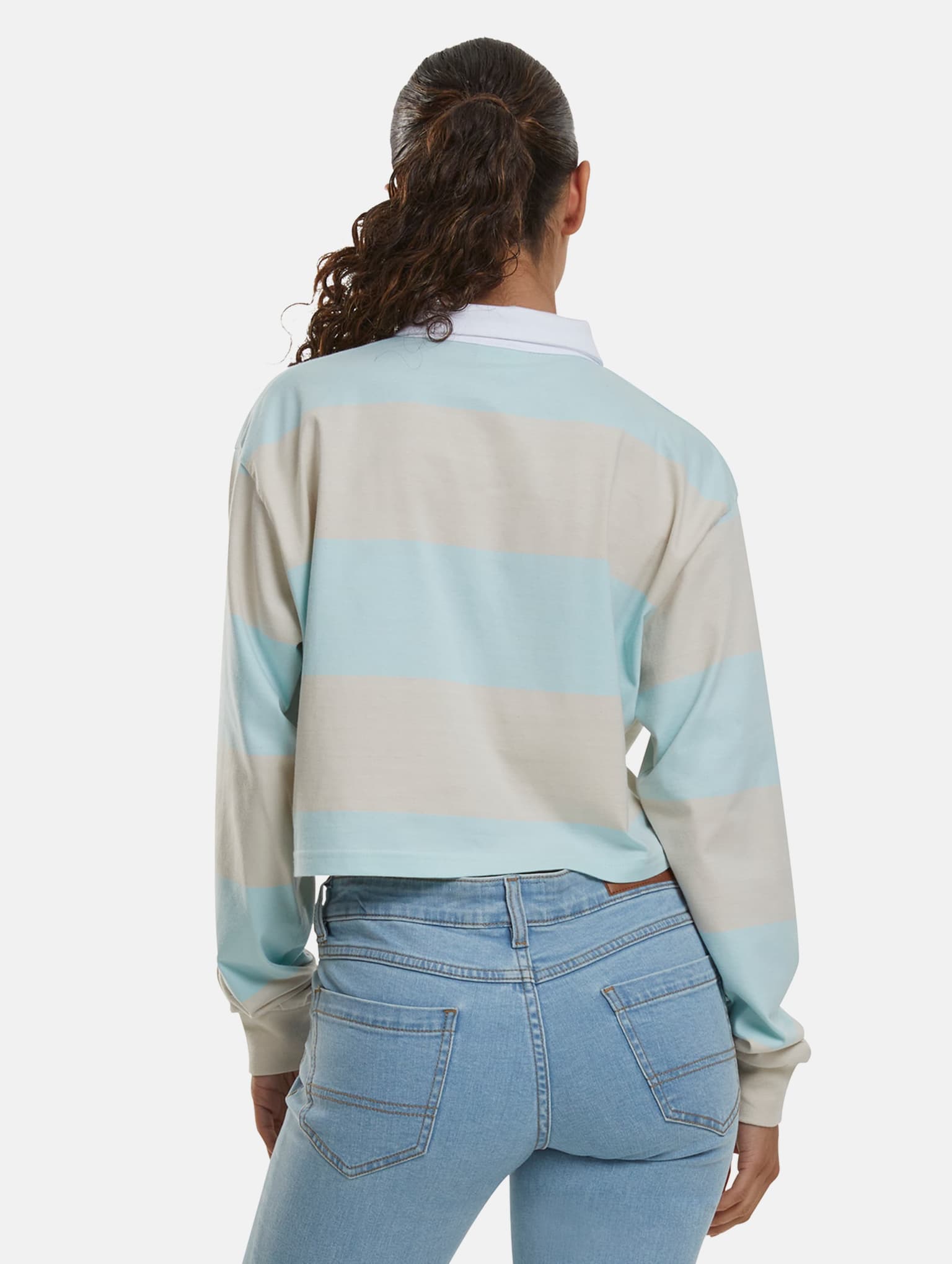 Karl Kani Woven Signature Crop Striped Rugby Longsleeve – Bild 2