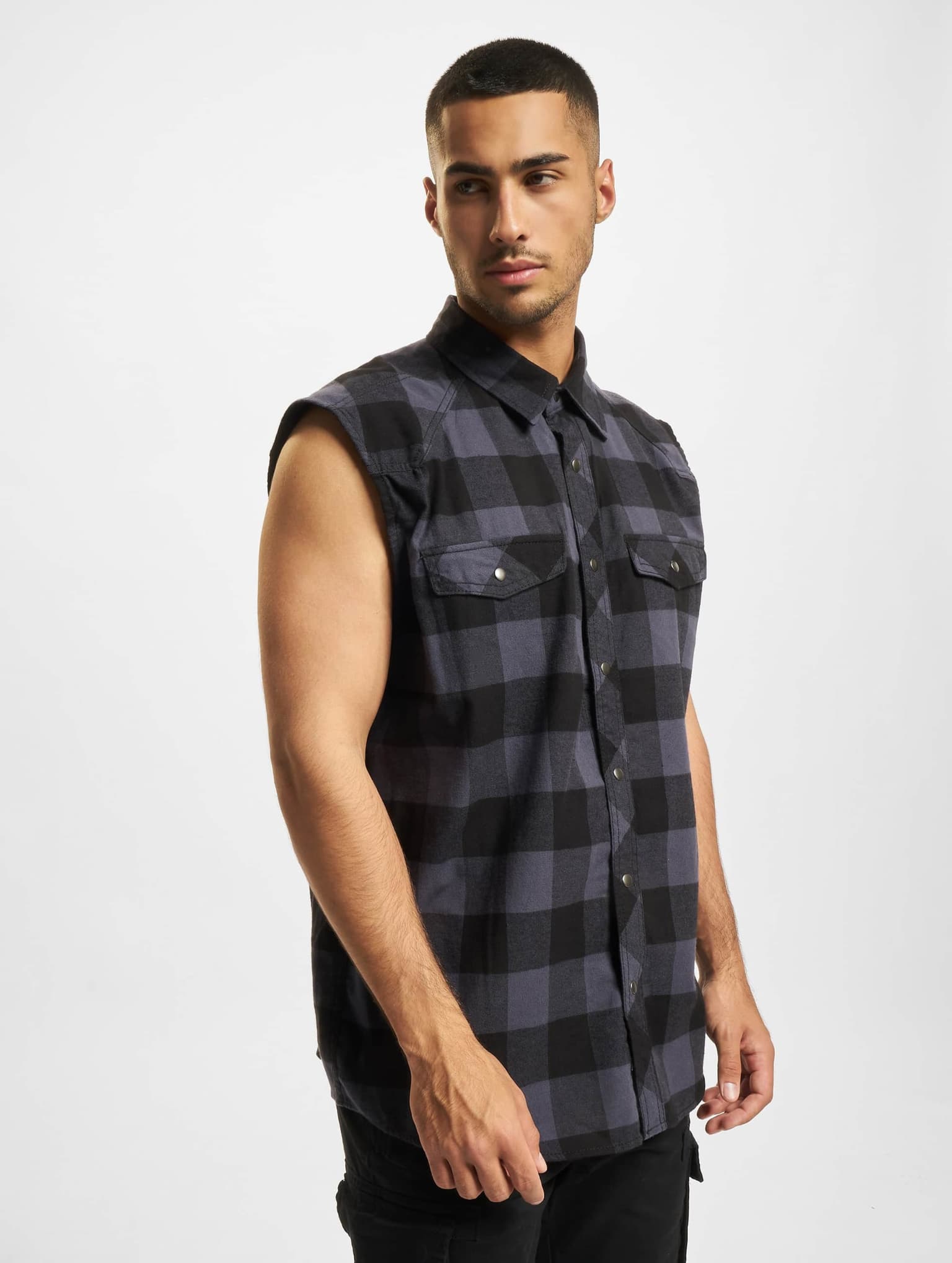 Brandit Checkshirt Sleeveless – Bild 3
