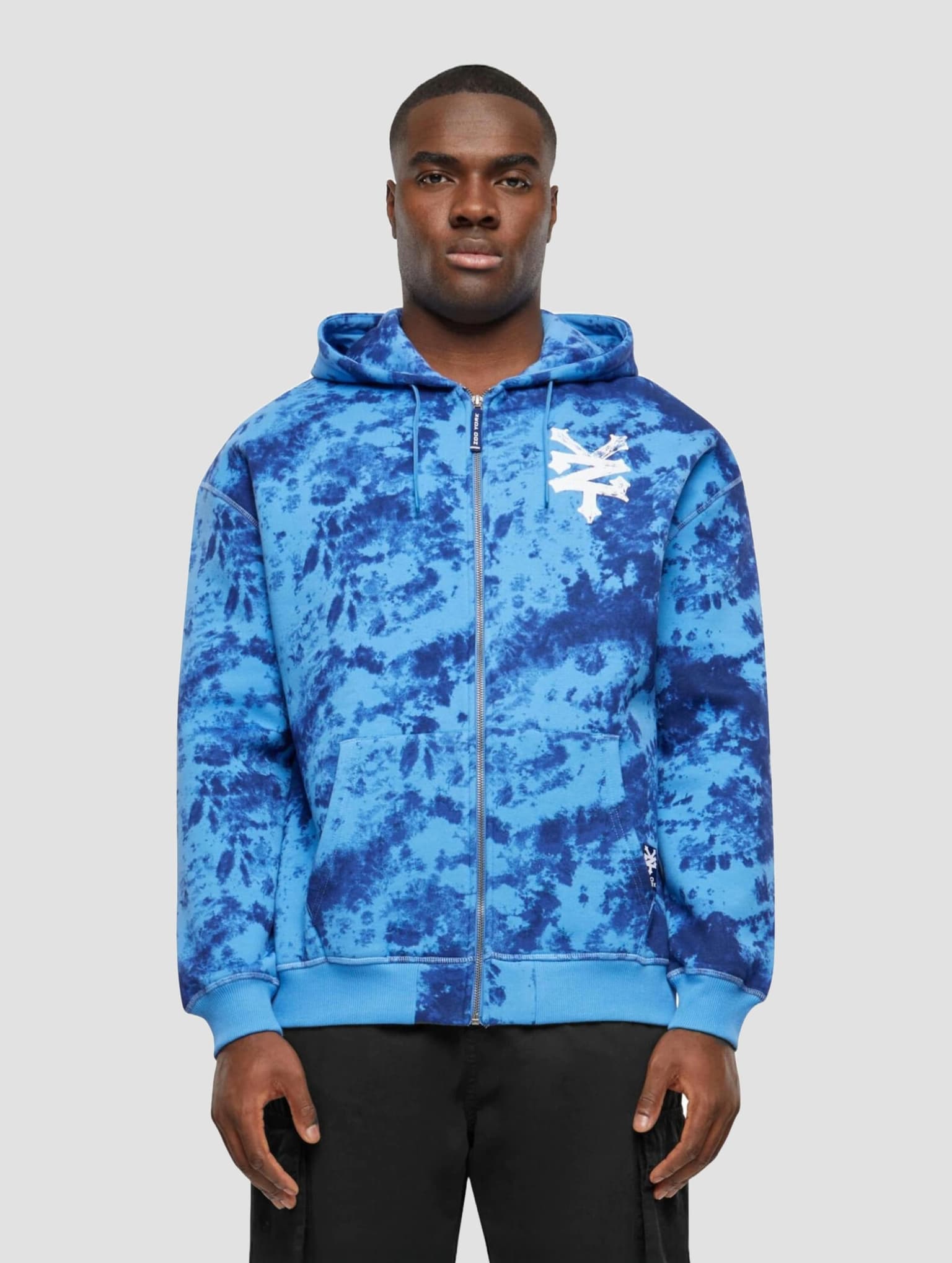 ZM241-026-1 Zoo York Aqua Zipper Hoody
