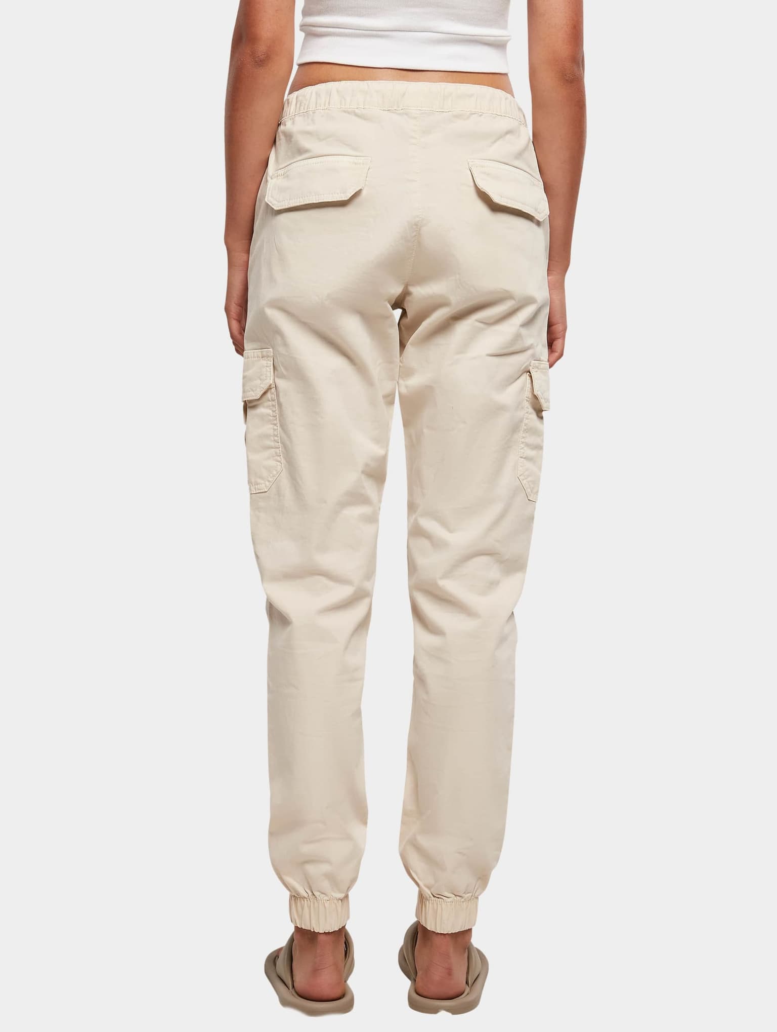 Urban Classics Ladies High Waist Cargo Jogging Pants – Bild 2