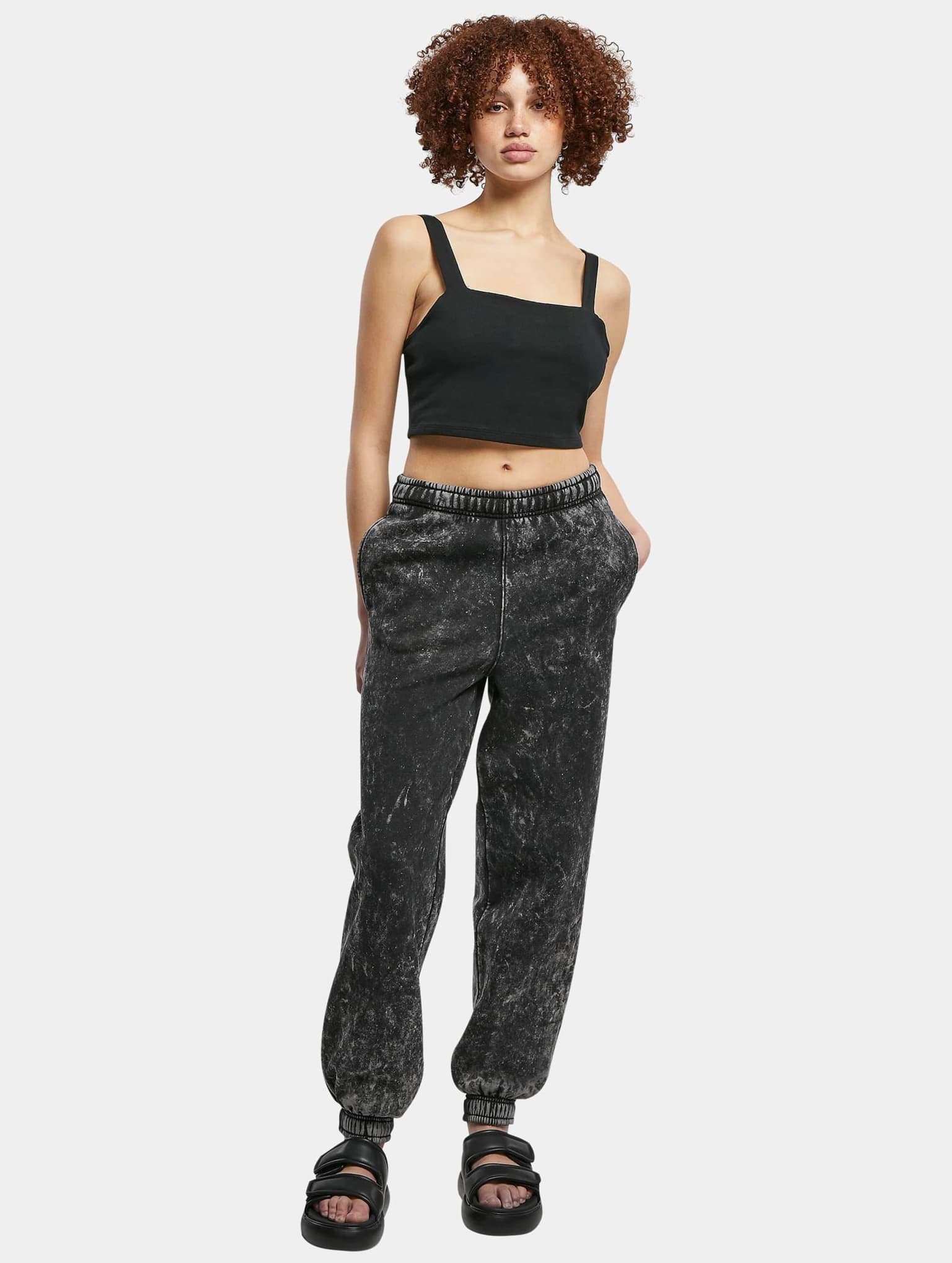Urban Classics Ladies Towel Washed Sweat Pants – Bild 3