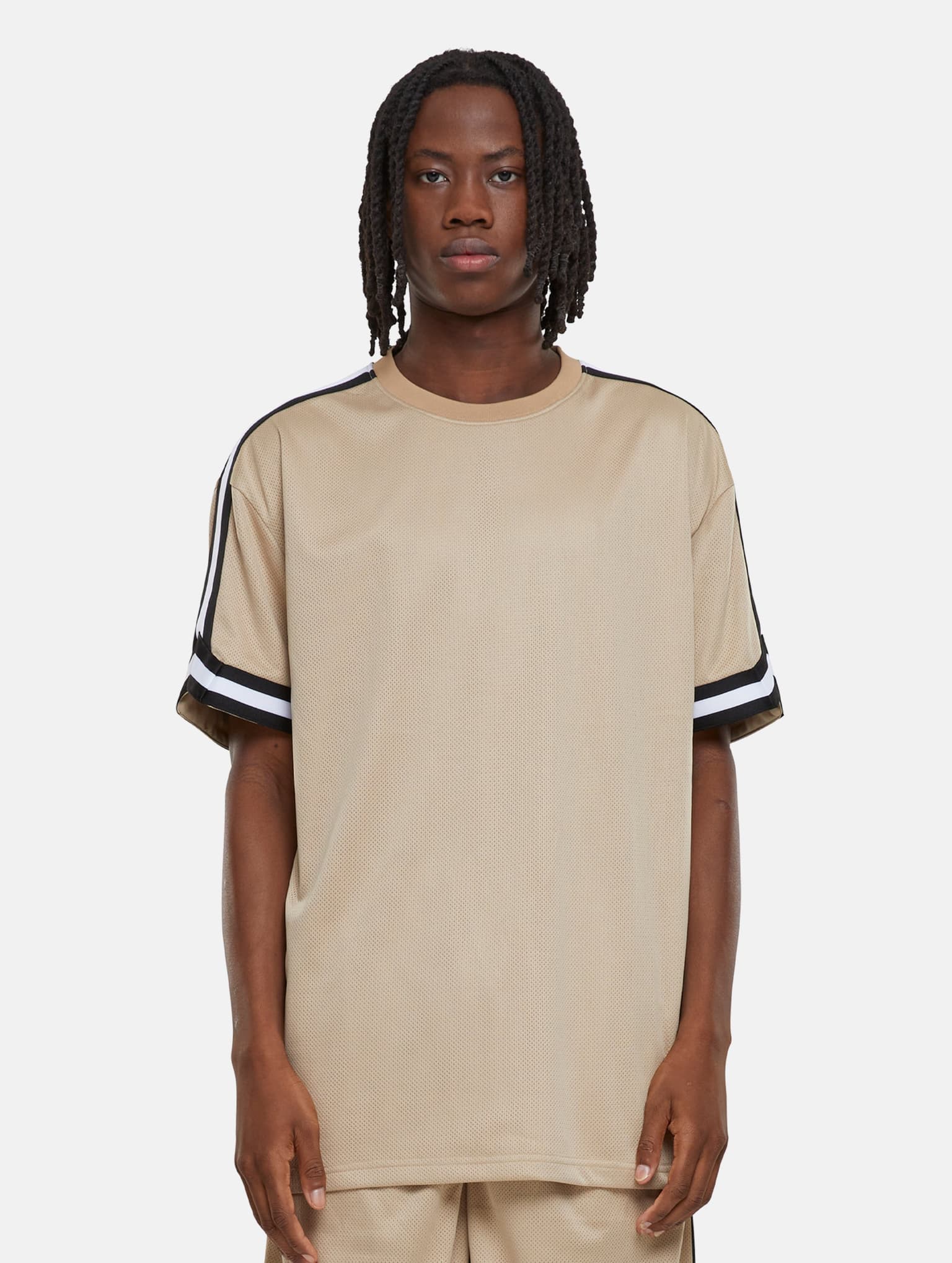 Urban Classics Oversized Stripes Mesh Tee