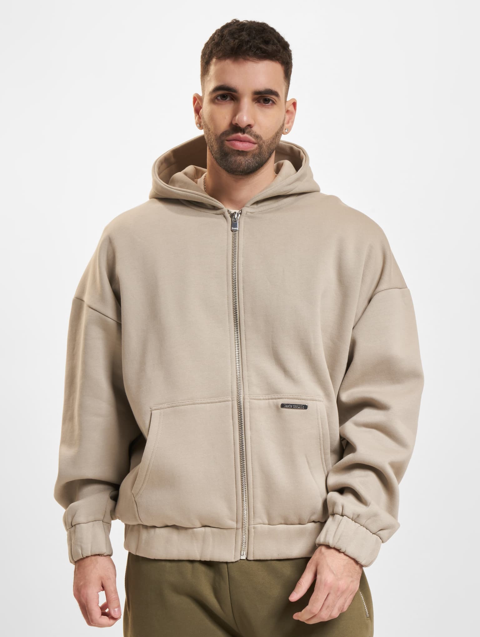 Bazix Republiq Super Heavy Blank Zip-Hoodie – Bild 3