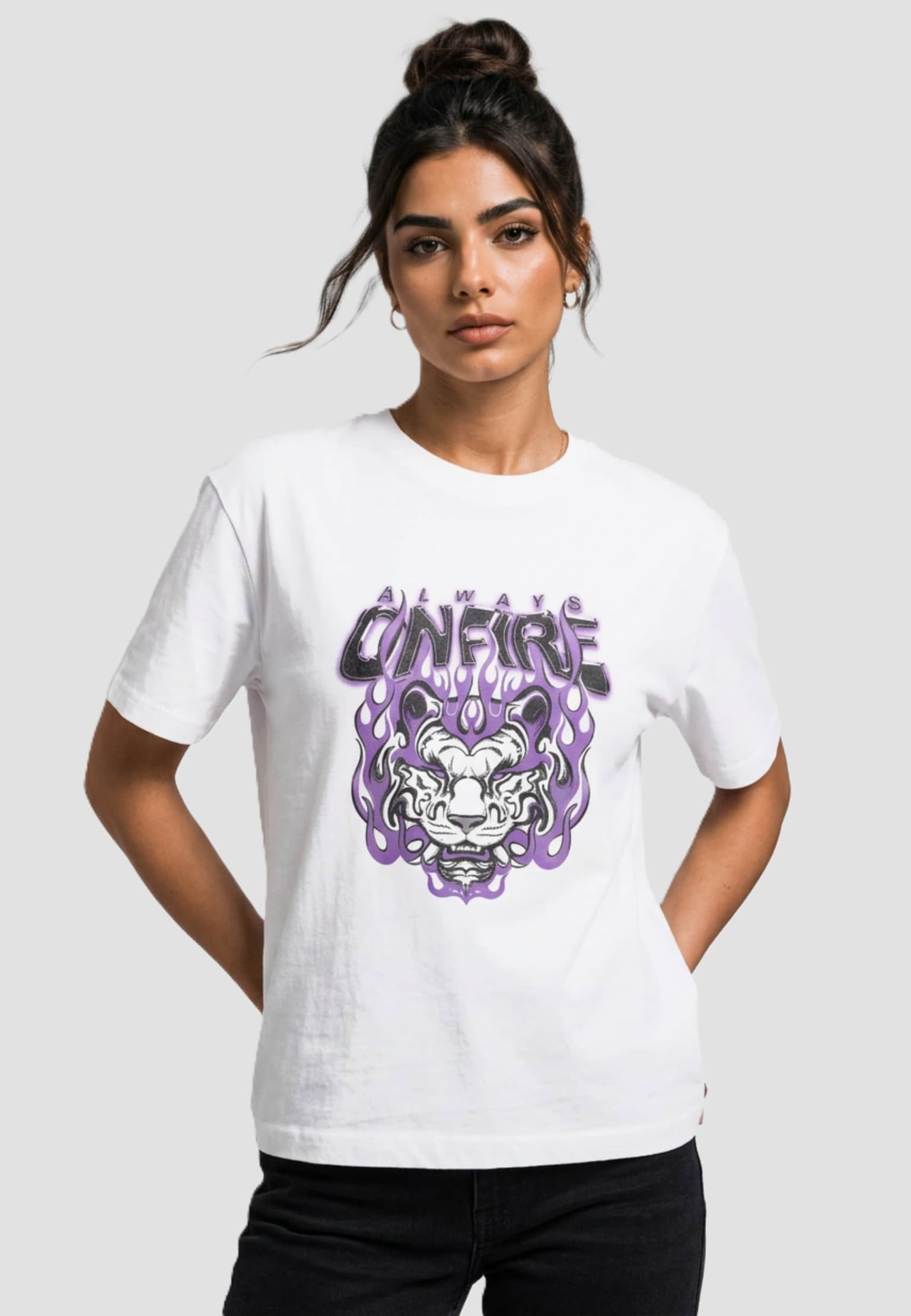 Miss Tee Always On Fire T-Shirt