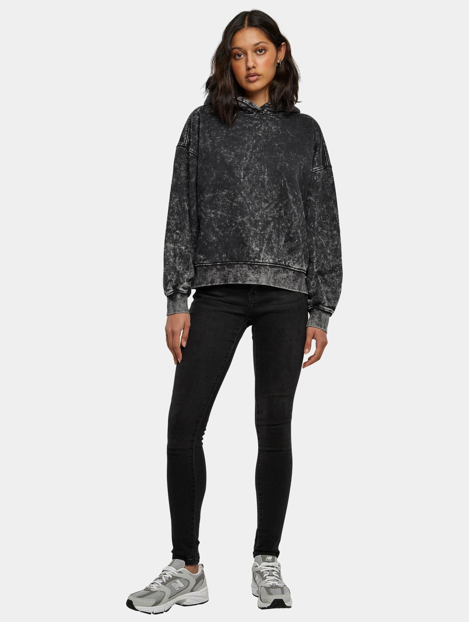 Urban Classics Ladies Oversized Towel Washed Hoody – Bild 3