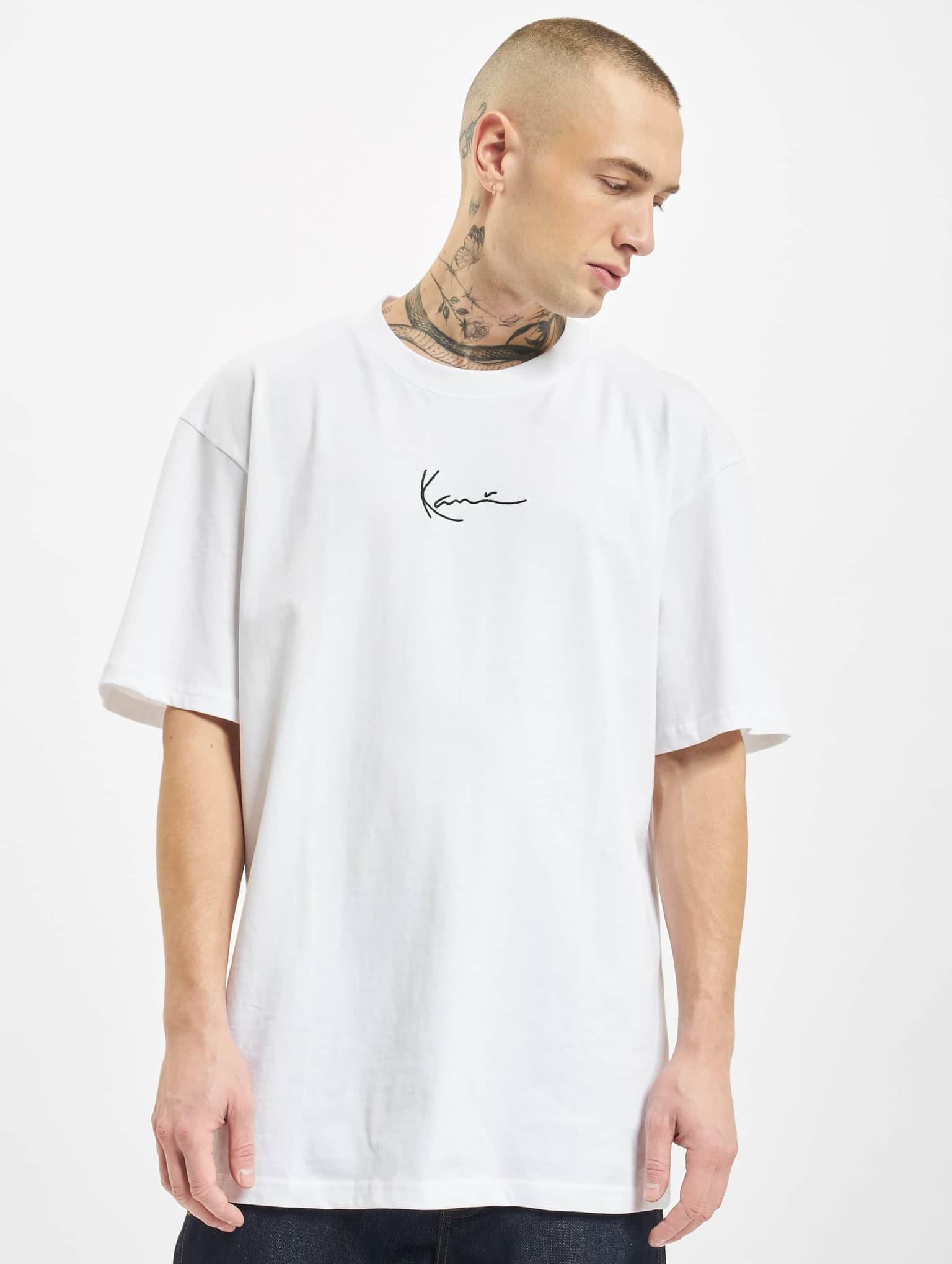 Karl Kani KKMQ12002 SMALL SIGNATURE TEE WHT – Bild 3