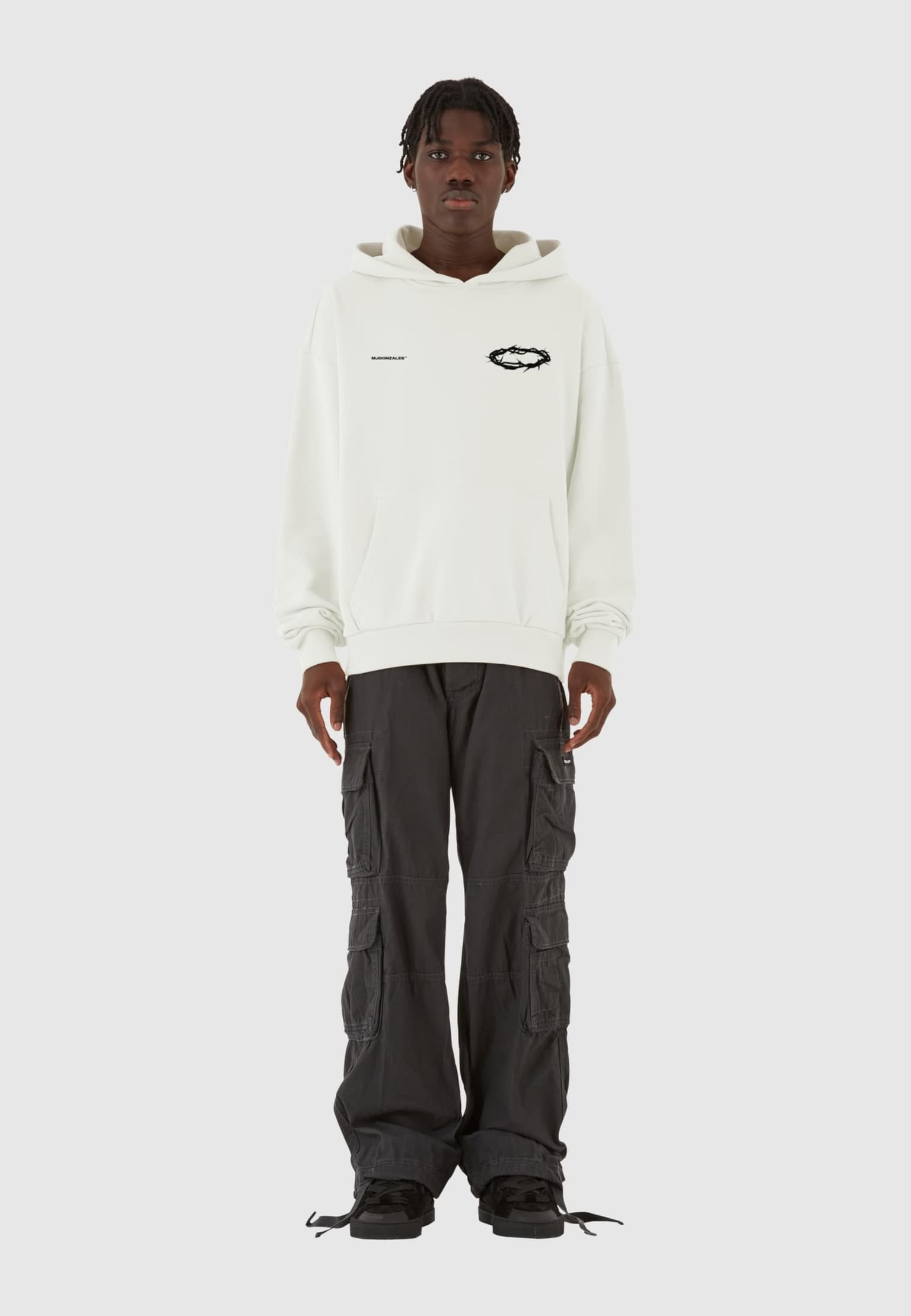 MJ Gonzales CROWN OF THORNS x MJG HEAVY OVERSIZED HOODY – Bild 3