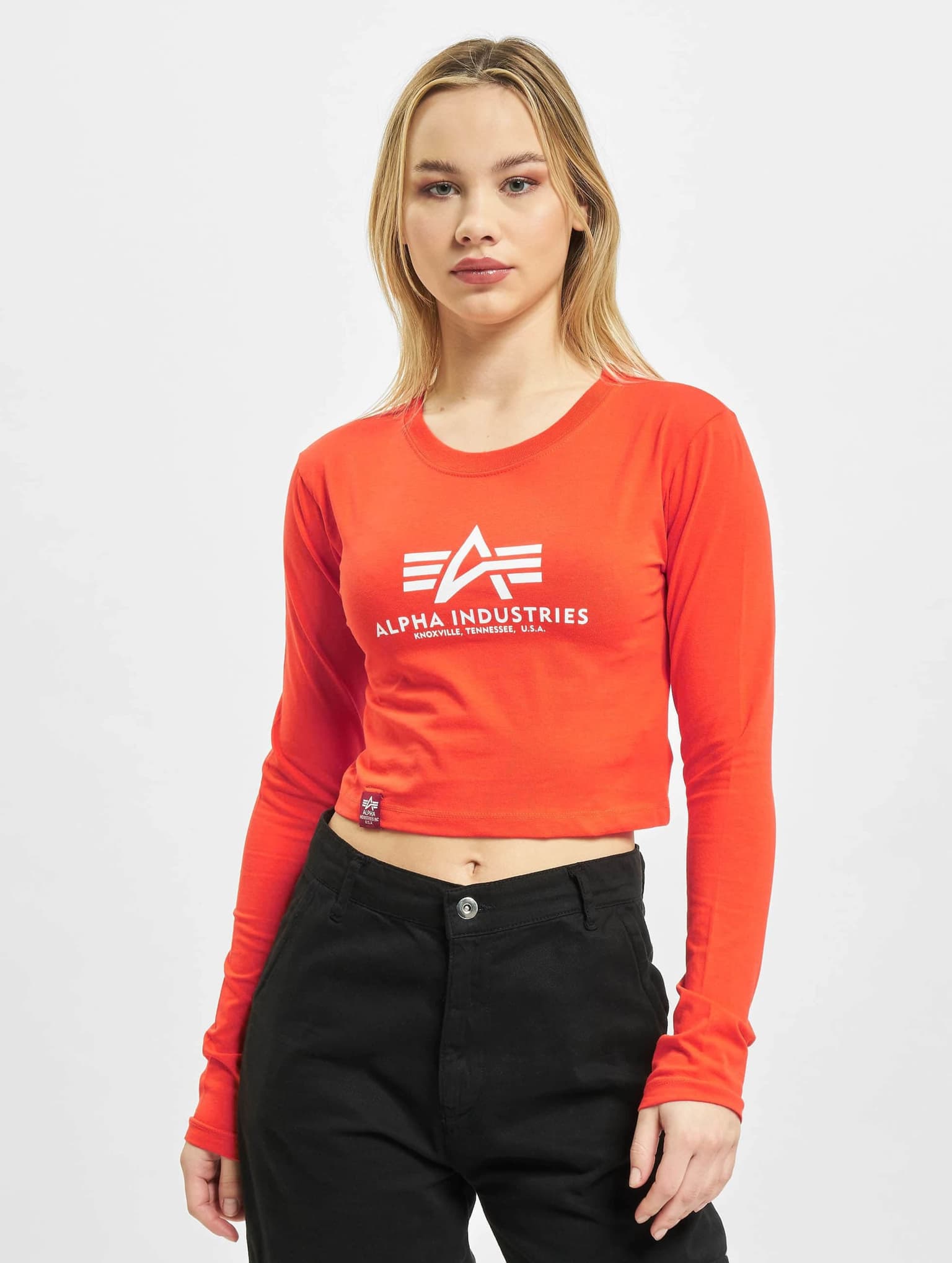 Alpha Industries Basic Cropped Longsleeve – Bild 3