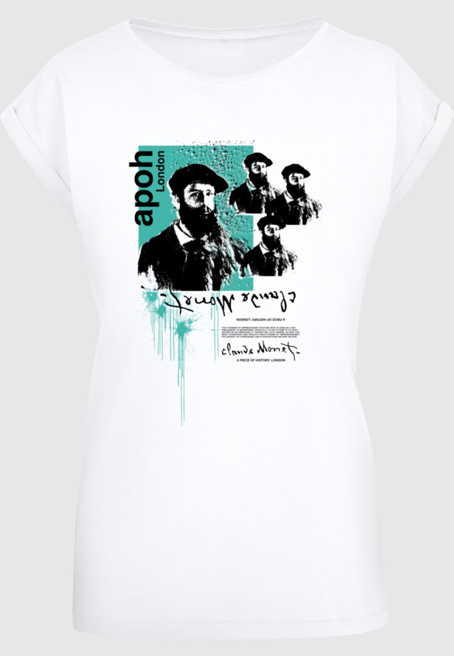 Merchcode Ladies APOH - Monet Impressionist T-Shirt – Bild 3