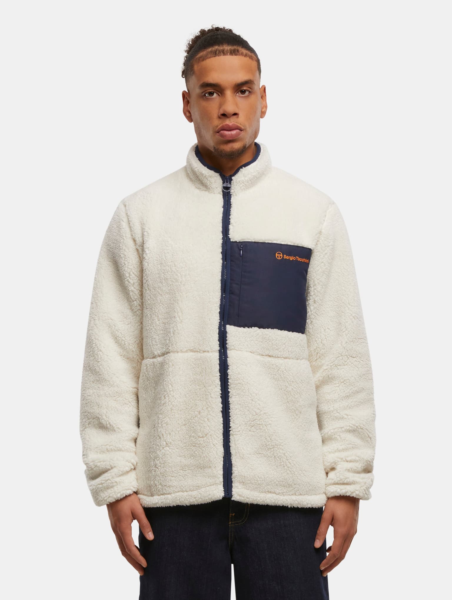 Sergio Tacchini Whitman Borg Fleece Übergangsjacke – Bild 4