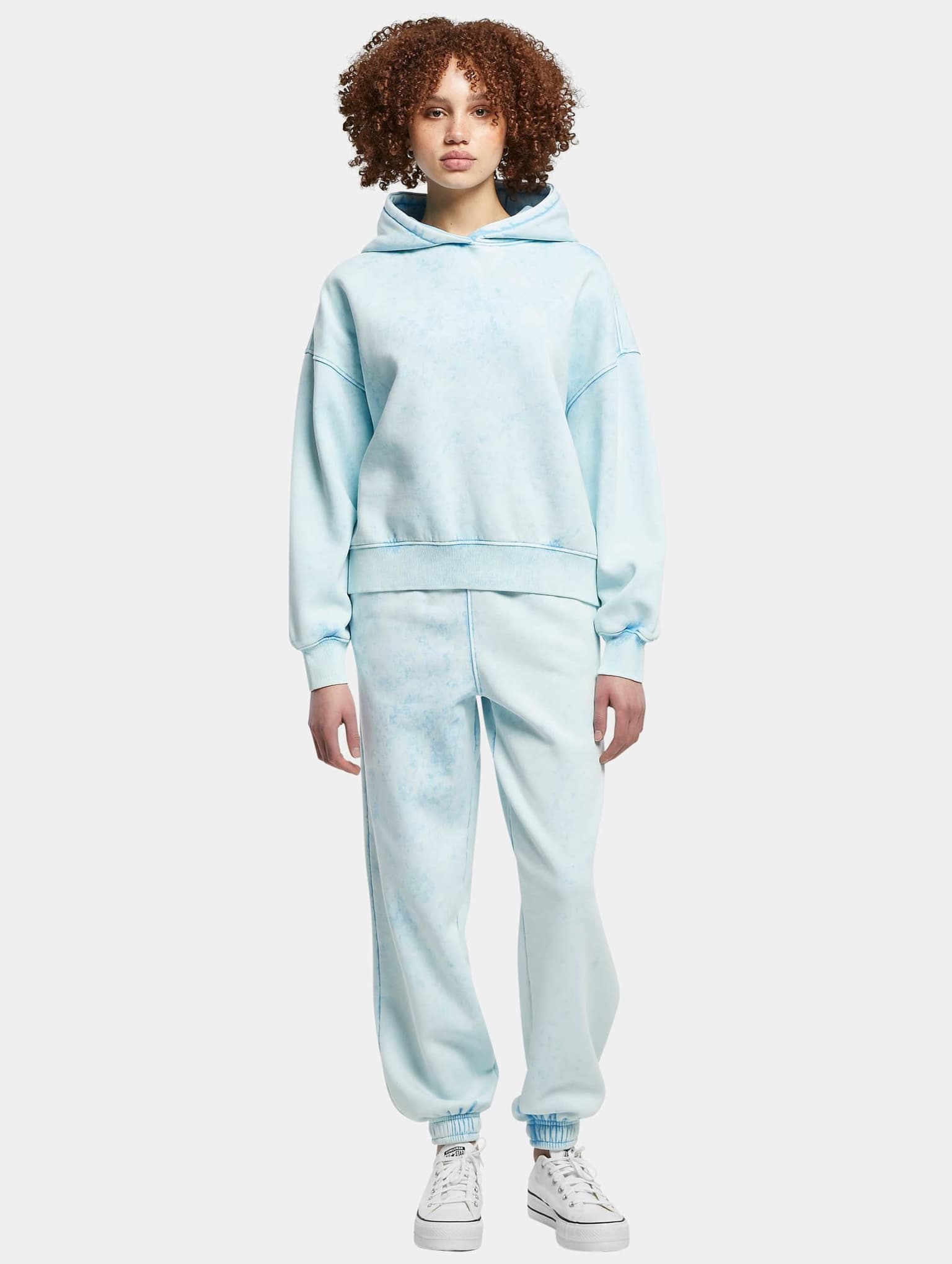 Urban Classics Ladies Oversized Towel Washed Hoody – Bild 3