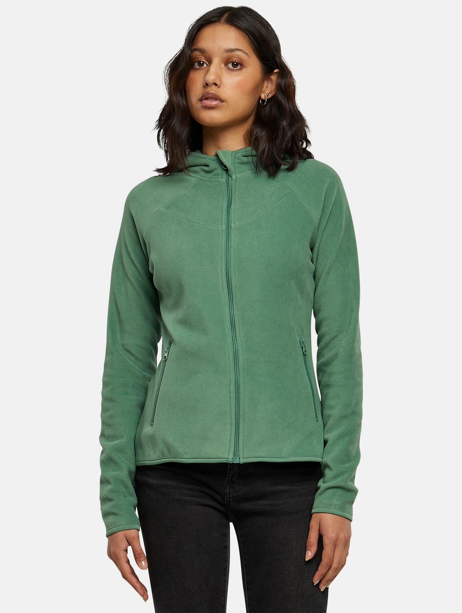 Urban Classics Ladies Polar Fleece Zip Hoody