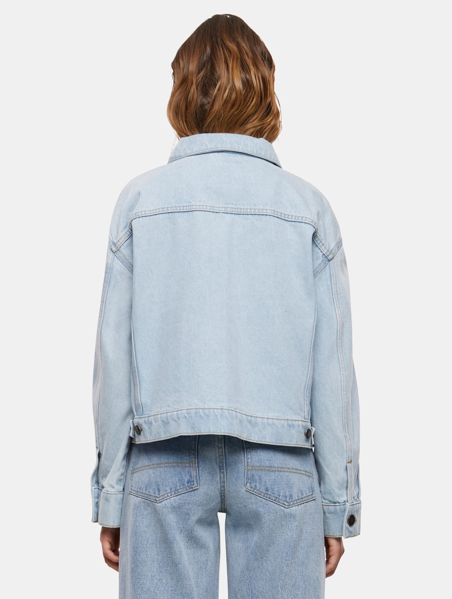 Urban Classics Ladies 80‘s Oversized Jeansjacke – Bild 2