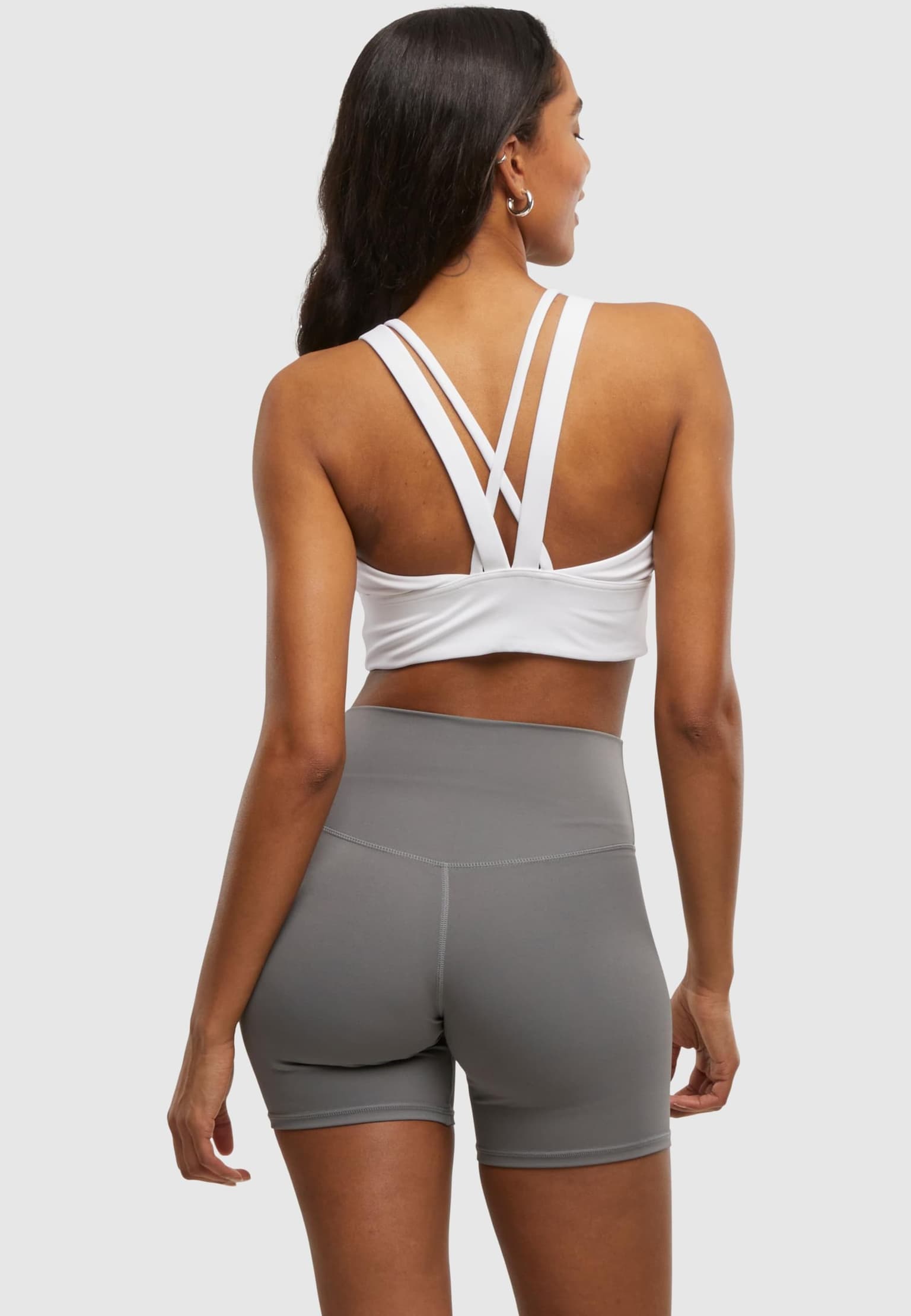 Urban Classics Ladies Sports Bra crossed – Bild 2