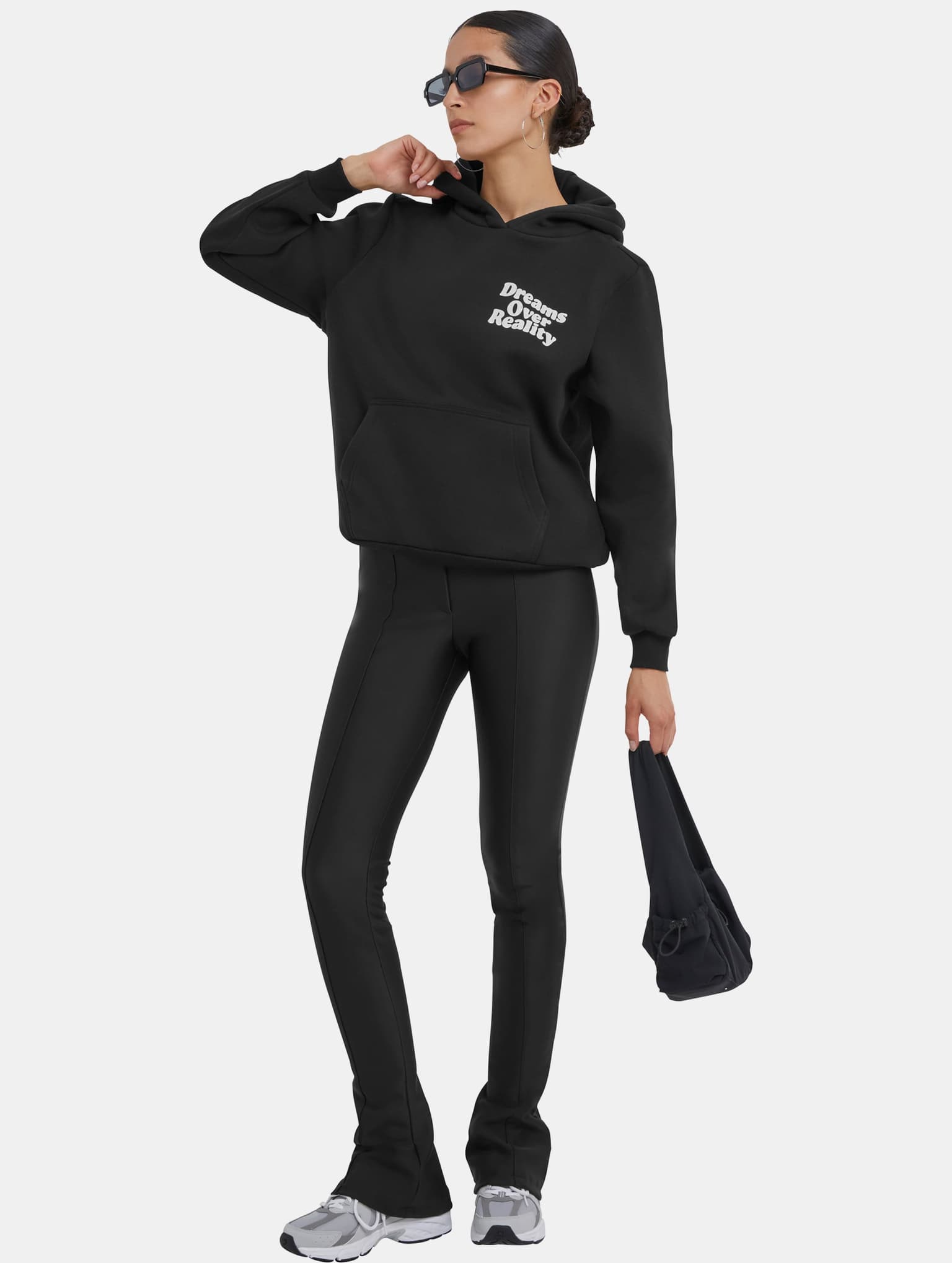Miss Tee Dreams Over Reality Ladies Fluffy Hoody – Bild 4