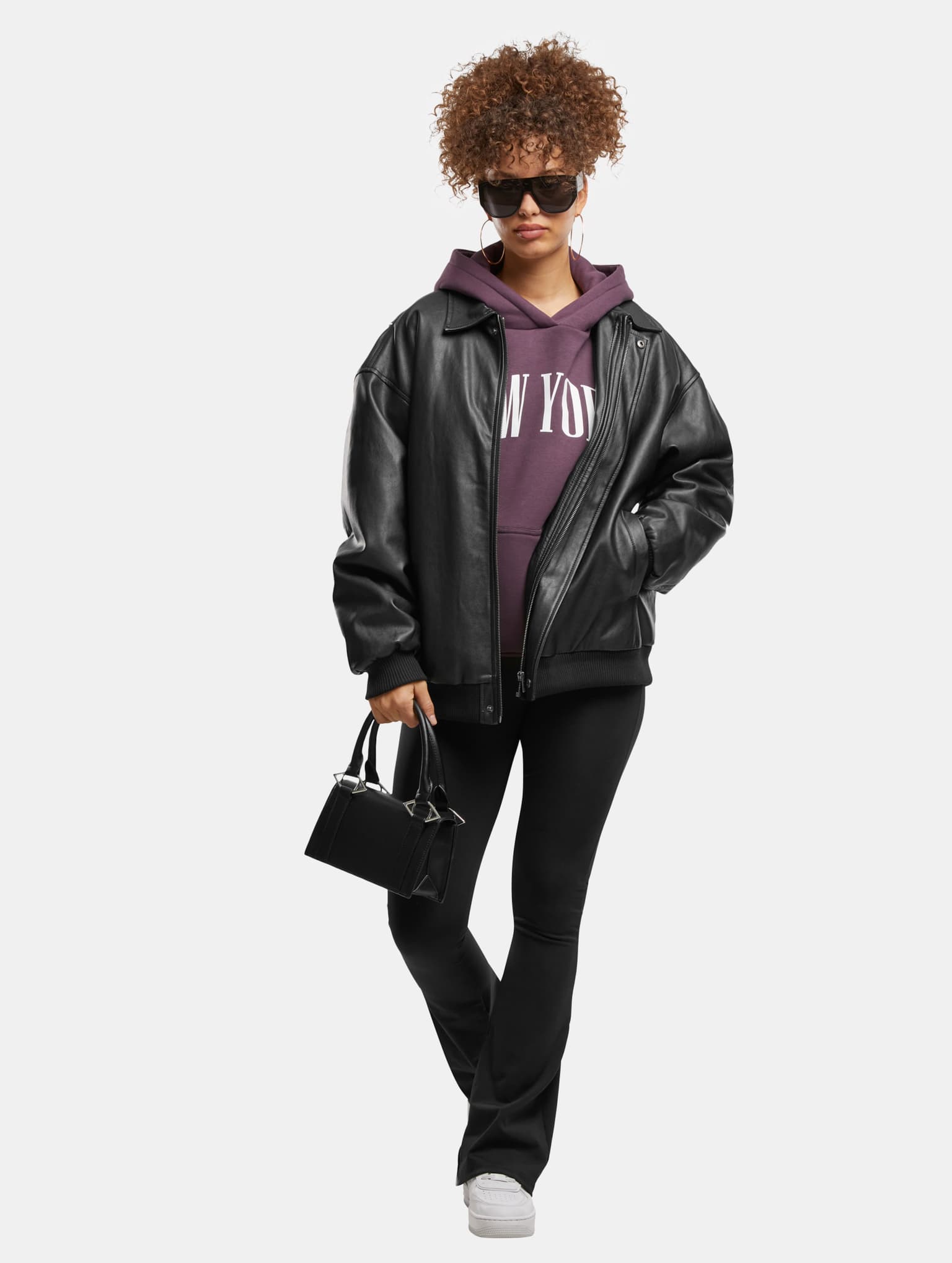 Miss Tee New York Ladies Fluffy Hoody – Bild 4