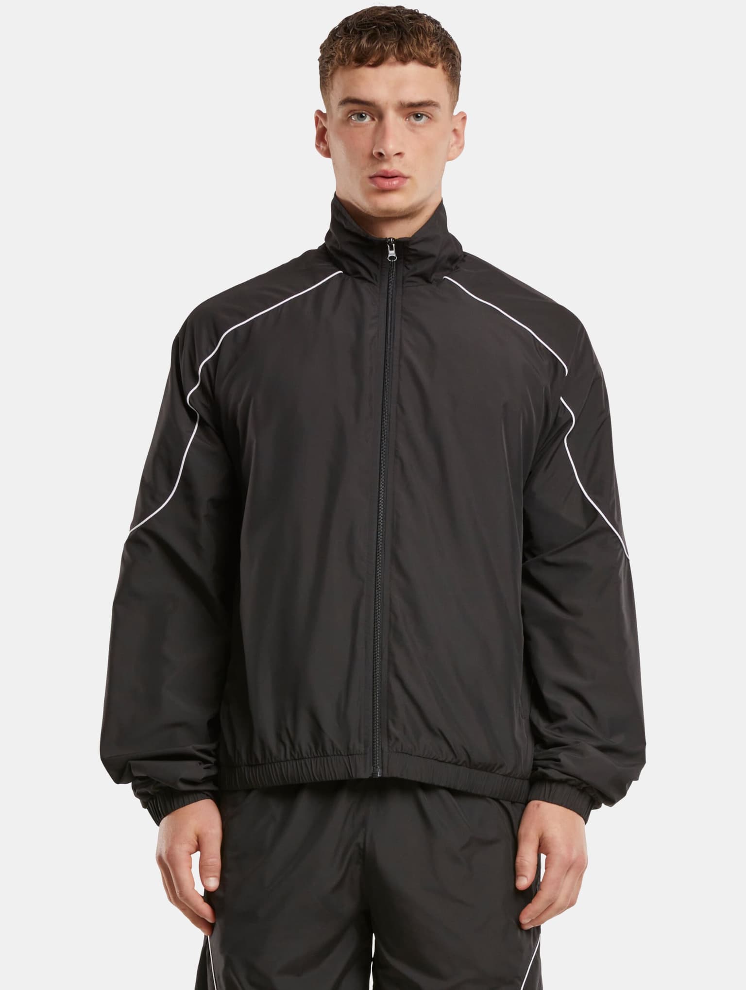 Urban Classics Piped Panel Trackjacket – Bild 3