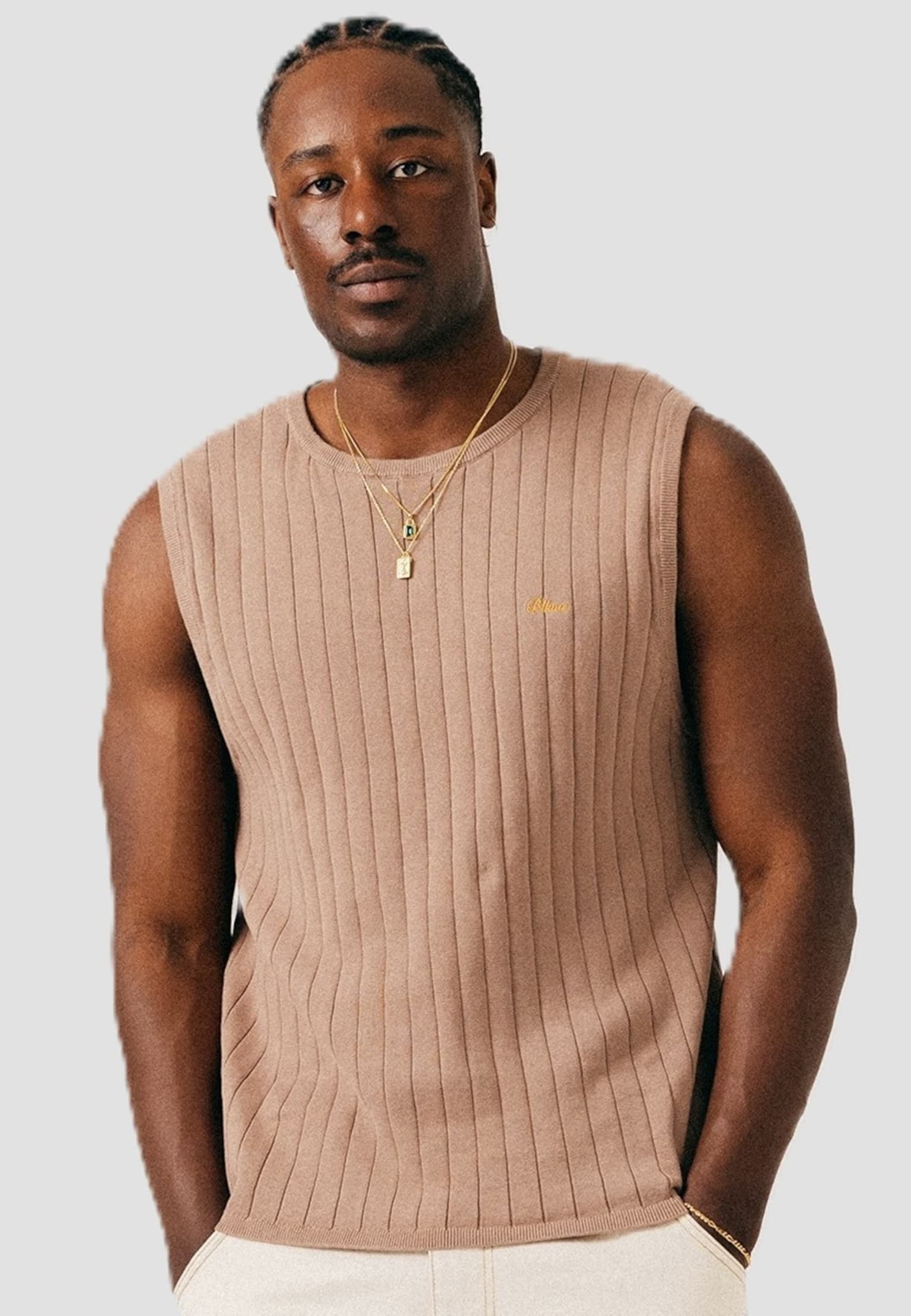 BLKVIS Rib Knitted Sleeveless